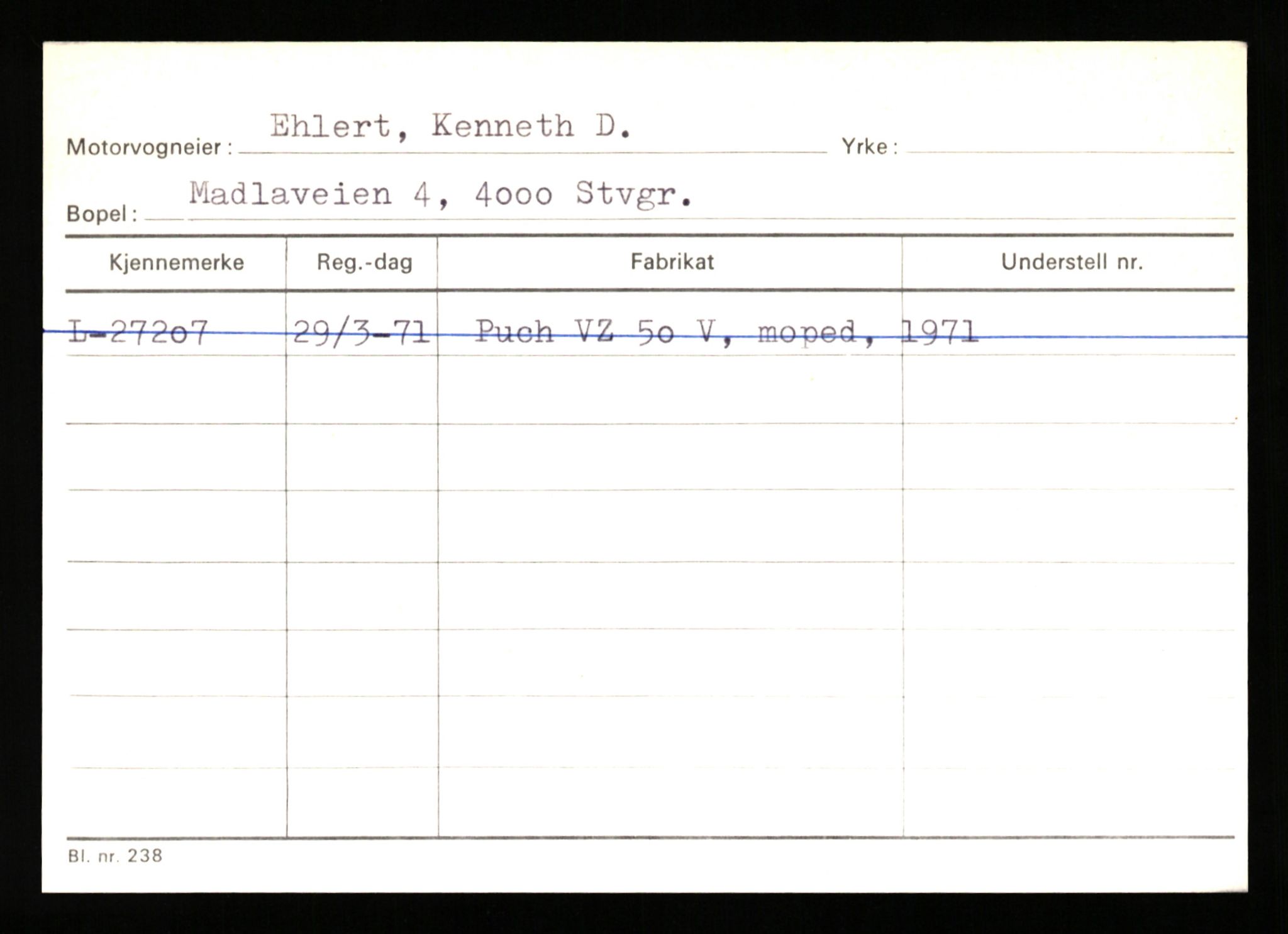 Stavanger trafikkstasjon, SAST/A-101942/0/H/L0007: Egerøy - Eppeland, 1930-1971, p. 83