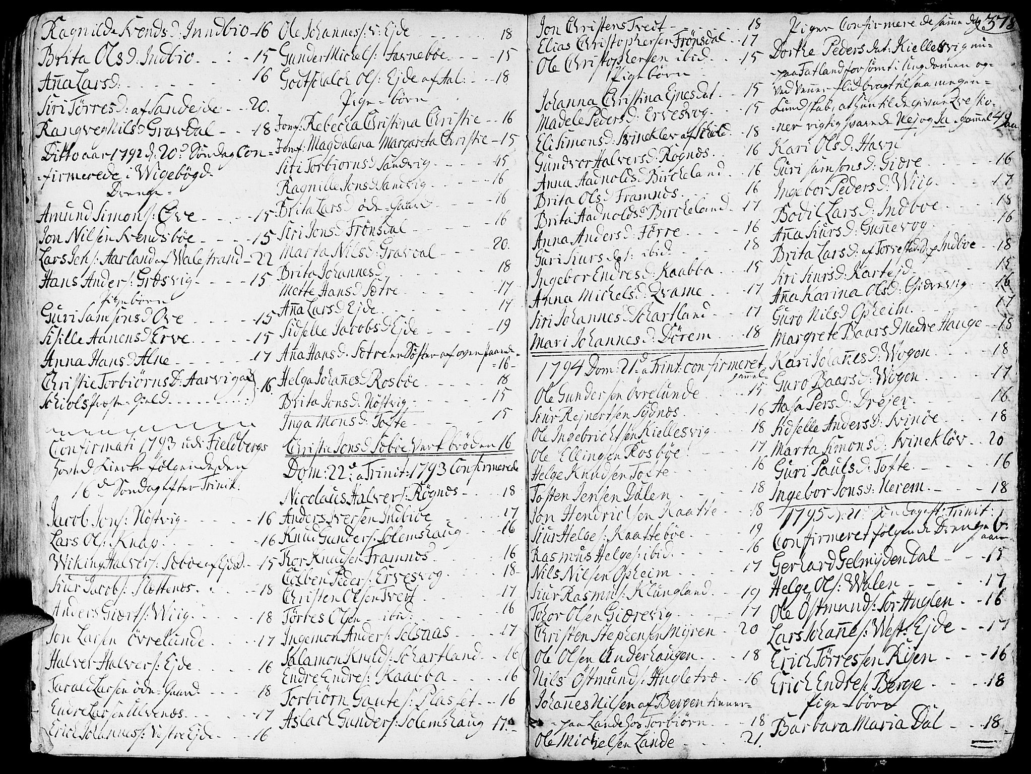 Fjelberg sokneprestembete, SAB/A-75201/H/Haa: Parish register (official) no. A 3, 1788-1815, p. 378