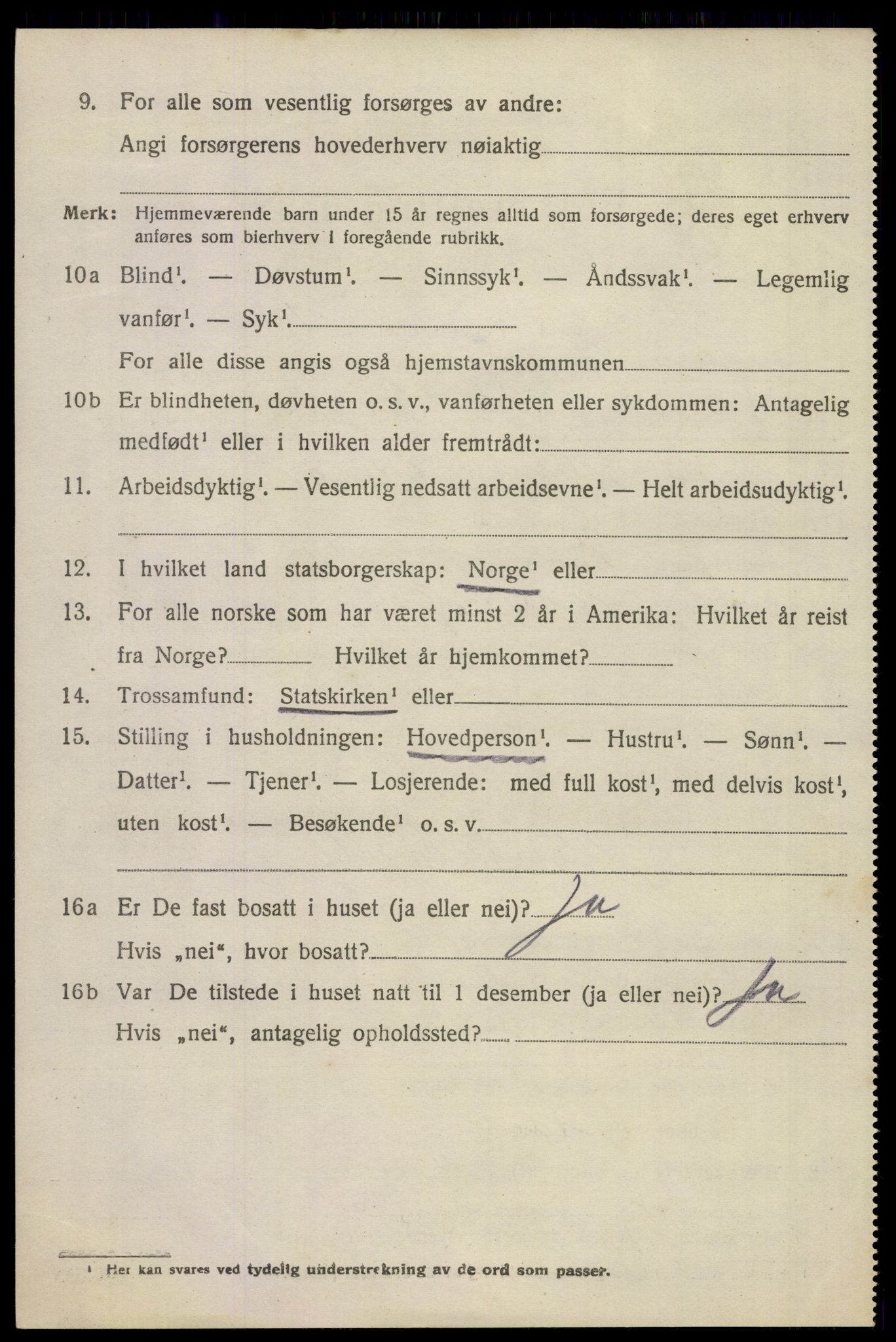 SAKO, 1920 census for Sande, 1920, p. 8075