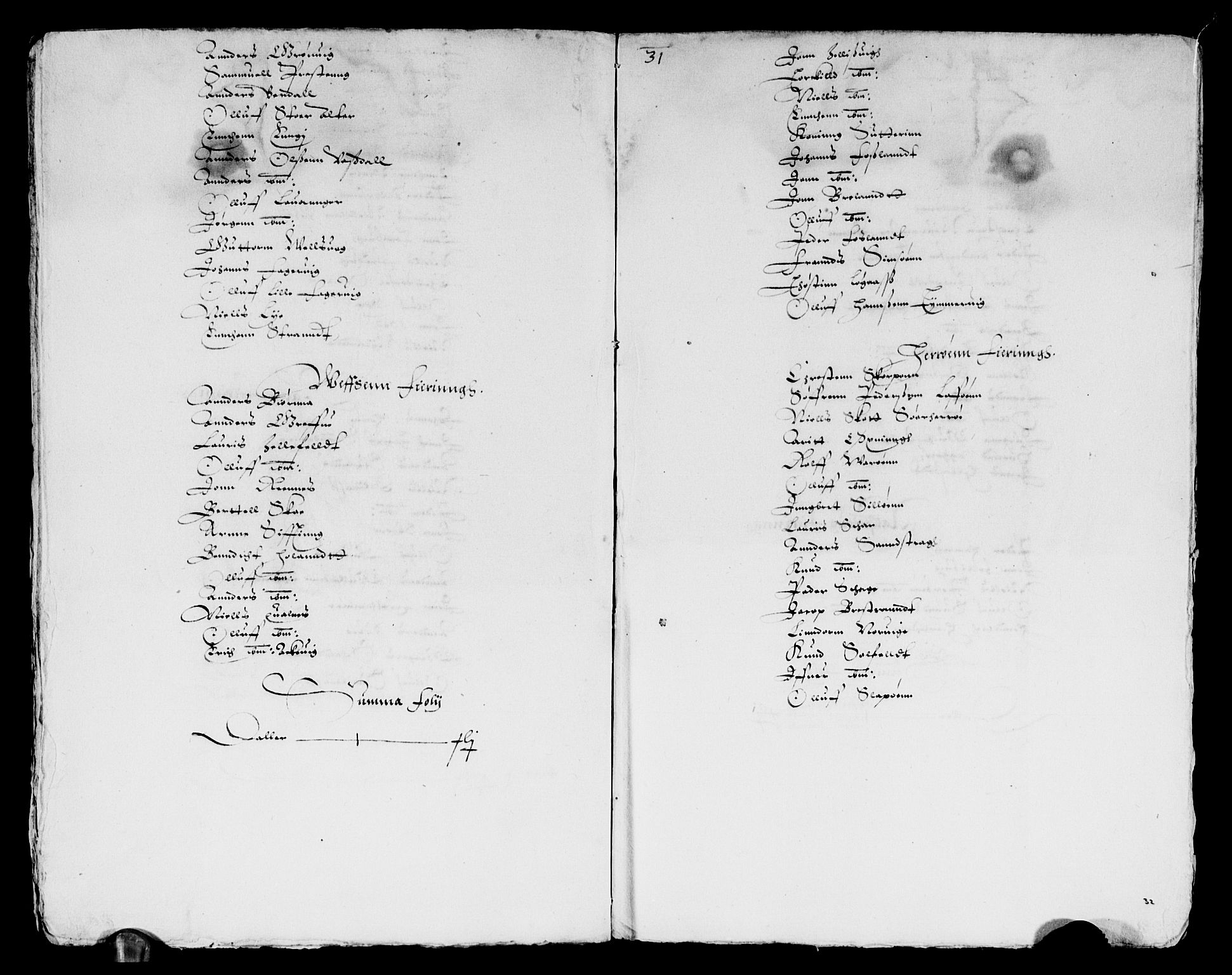 Rentekammeret inntil 1814, Reviderte regnskaper, Lensregnskaper, AV/RA-EA-5023/R/Rb/Rbz/L0009: Nordlandenes len, 1617-1618