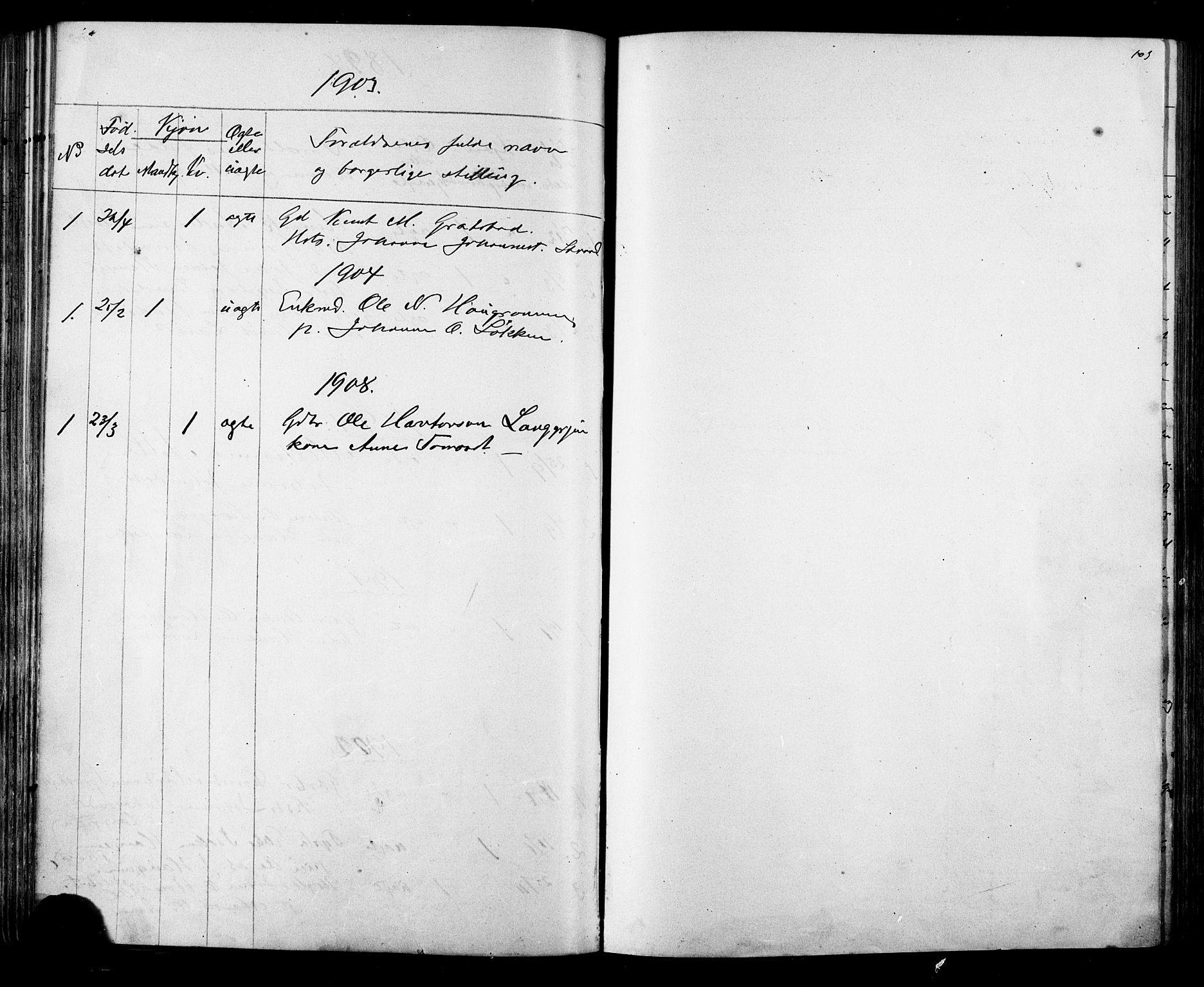 Ministerialprotokoller, klokkerbøker og fødselsregistre - Sør-Trøndelag, SAT/A-1456/612/L0387: Parish register (copy) no. 612C03, 1874-1908, p. 103