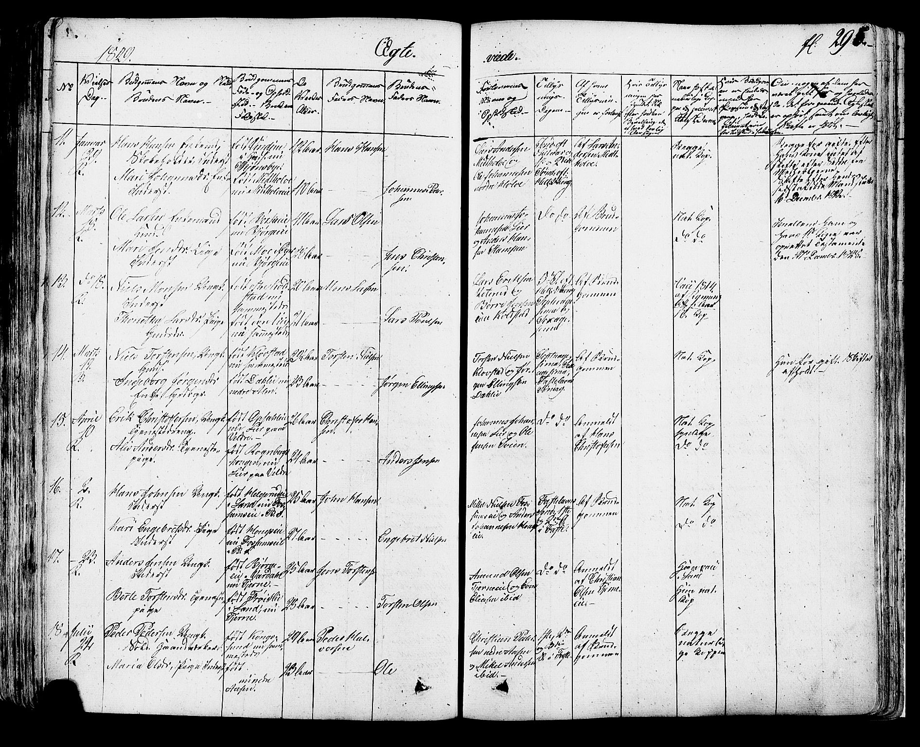 Ringsaker prestekontor, AV/SAH-PREST-014/K/Ka/L0007: Parish register (official) no. 7A, 1826-1837, p. 295