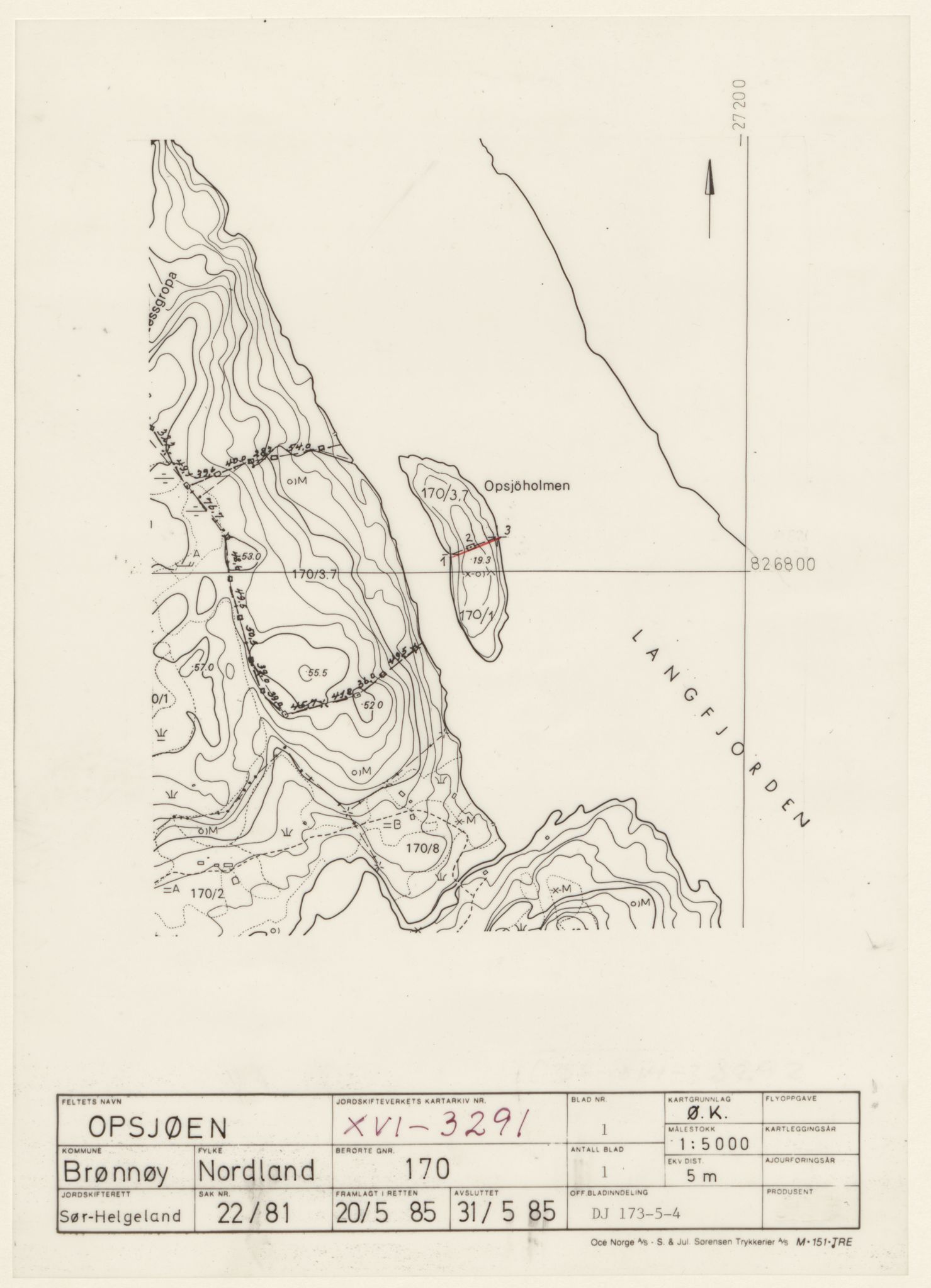 Jordskifteverkets kartarkiv, AV/RA-S-3929/T, 1859-1988, p. 4290