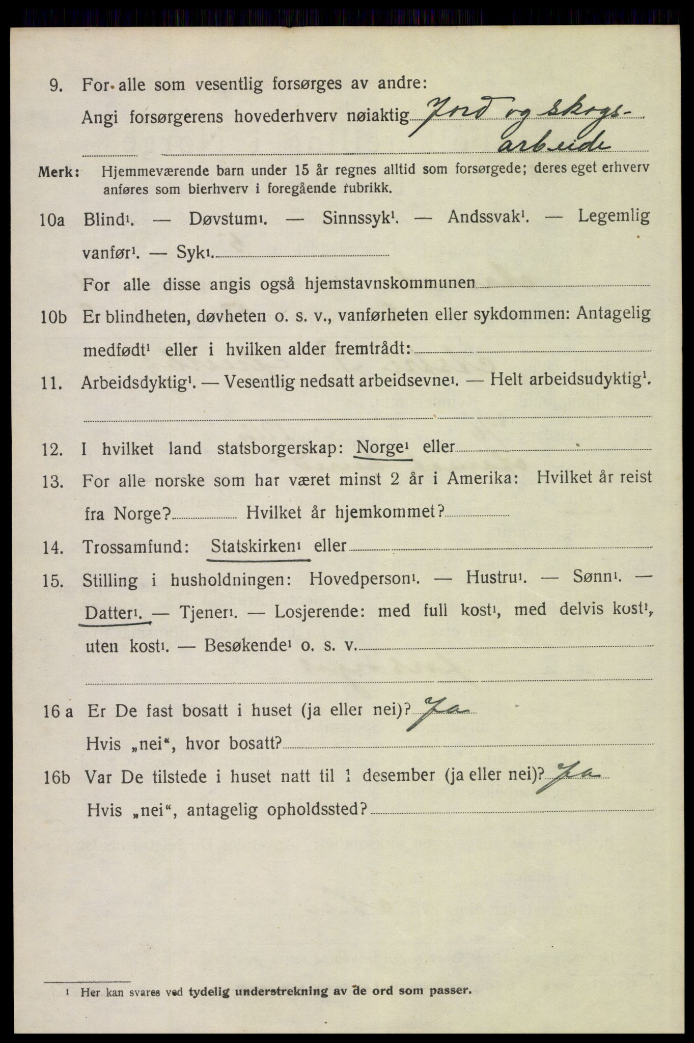 SAH, 1920 census for Åmot, 1920, p. 9432