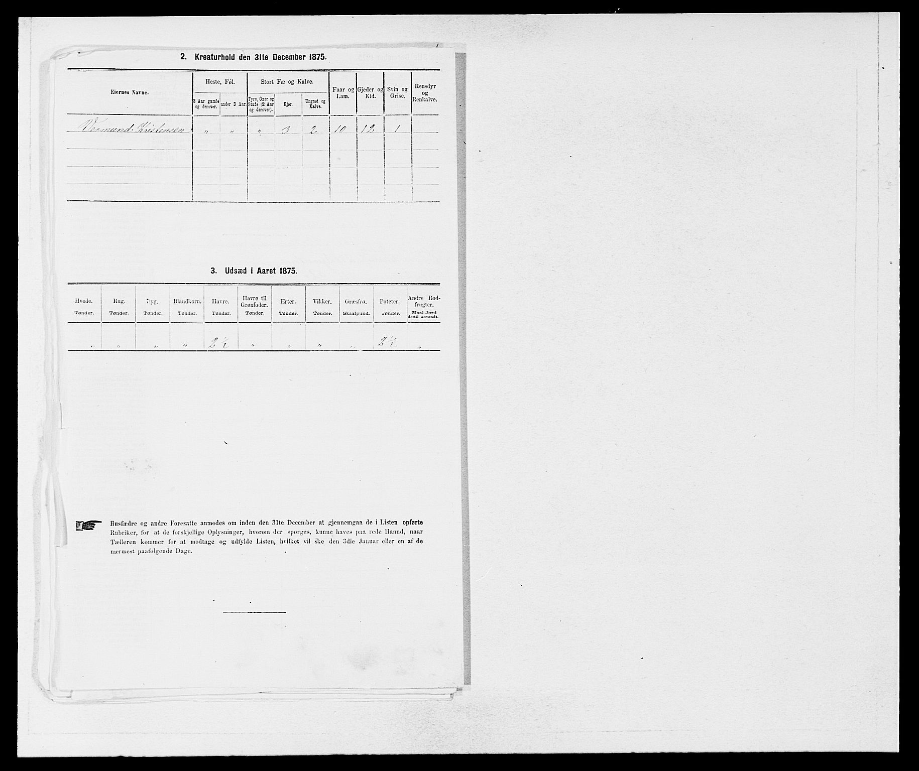 SAB, 1875 census for 1223P Tysnes, 1875, p. 644