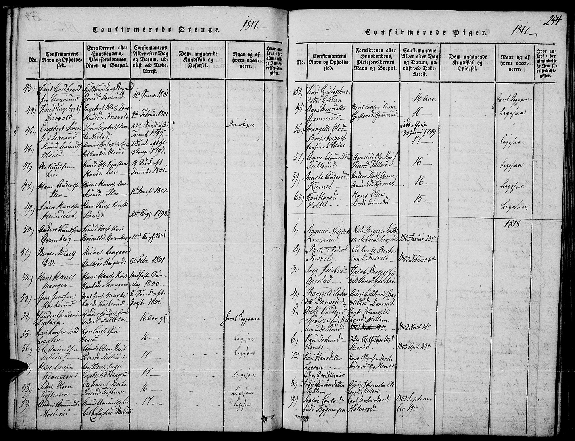 Strøm-Odalen prestekontor, AV/SAH-PREST-028/H/Ha/Haa/L0006: Parish register (official) no. 6, 1814-1850, p. 254