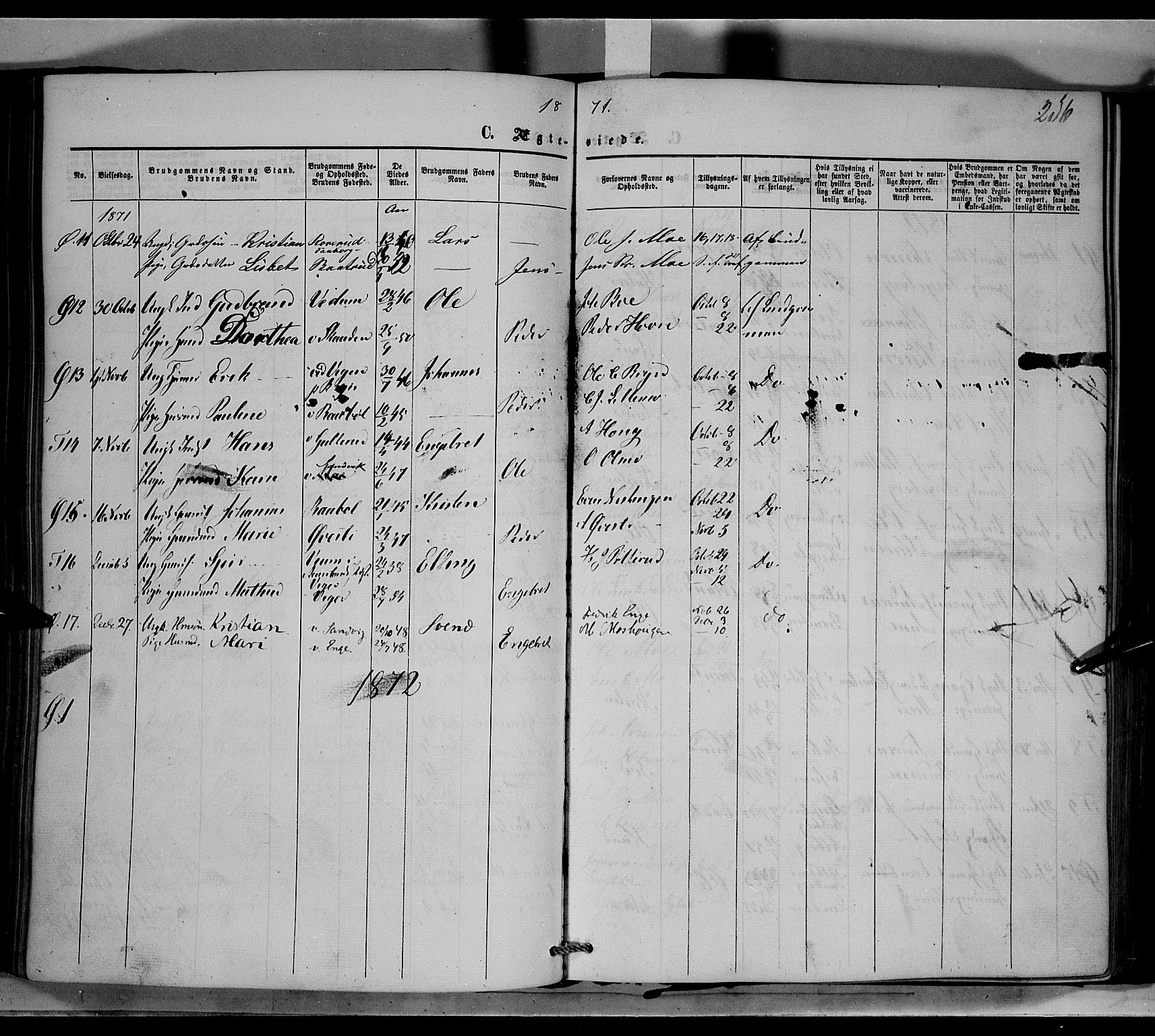 Øyer prestekontor, SAH/PREST-084/H/Ha/Haa/L0006: Parish register (official) no. 6, 1858-1874, p. 236