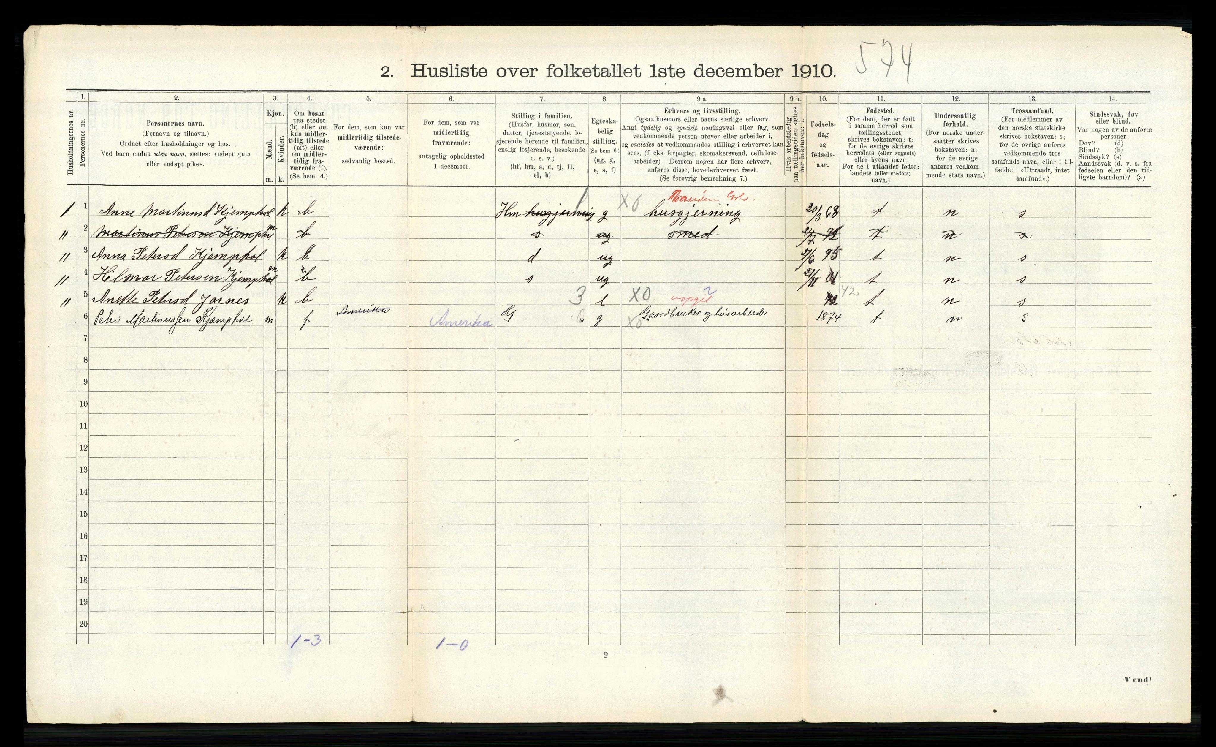 RA, 1910 census for Sykkylven, 1910, p. 266