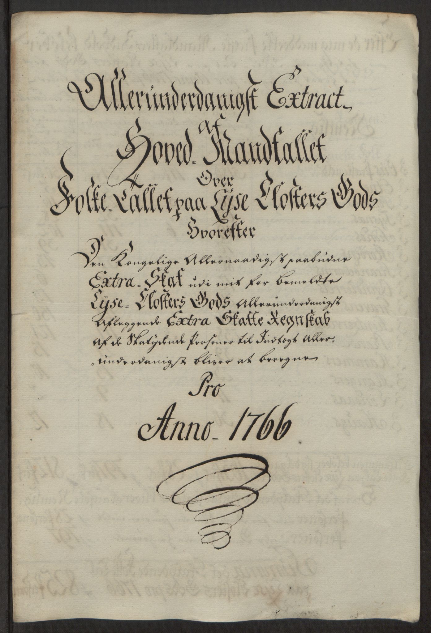 Rentekammeret inntil 1814, Reviderte regnskaper, Fogderegnskap, RA/EA-4092/R50/L3180: Ekstraskatten Lyse kloster, 1762-1783, p. 156
