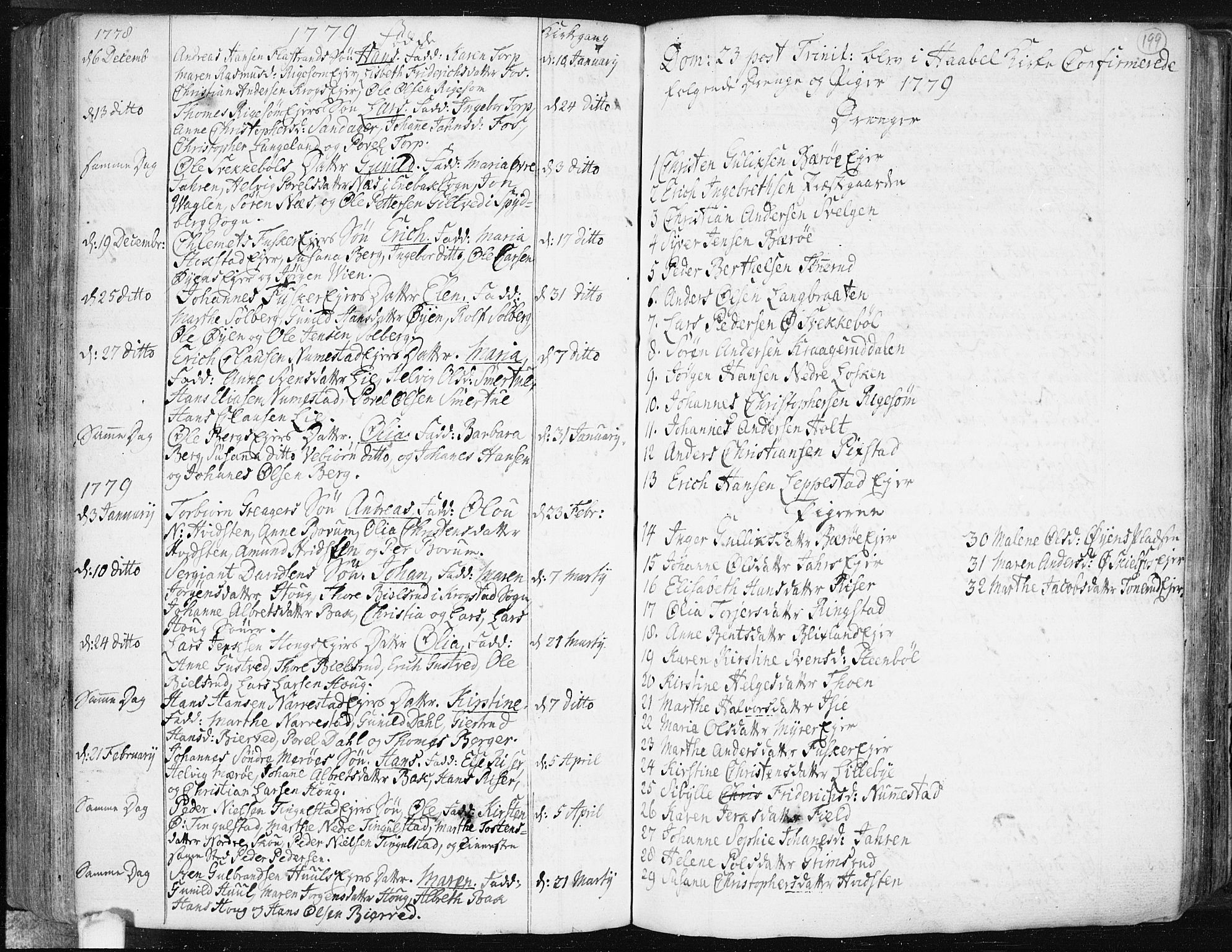 Hobøl prestekontor Kirkebøker, AV/SAO-A-2002/F/Fa/L0001: Parish register (official) no. I 1, 1733-1814, p. 199