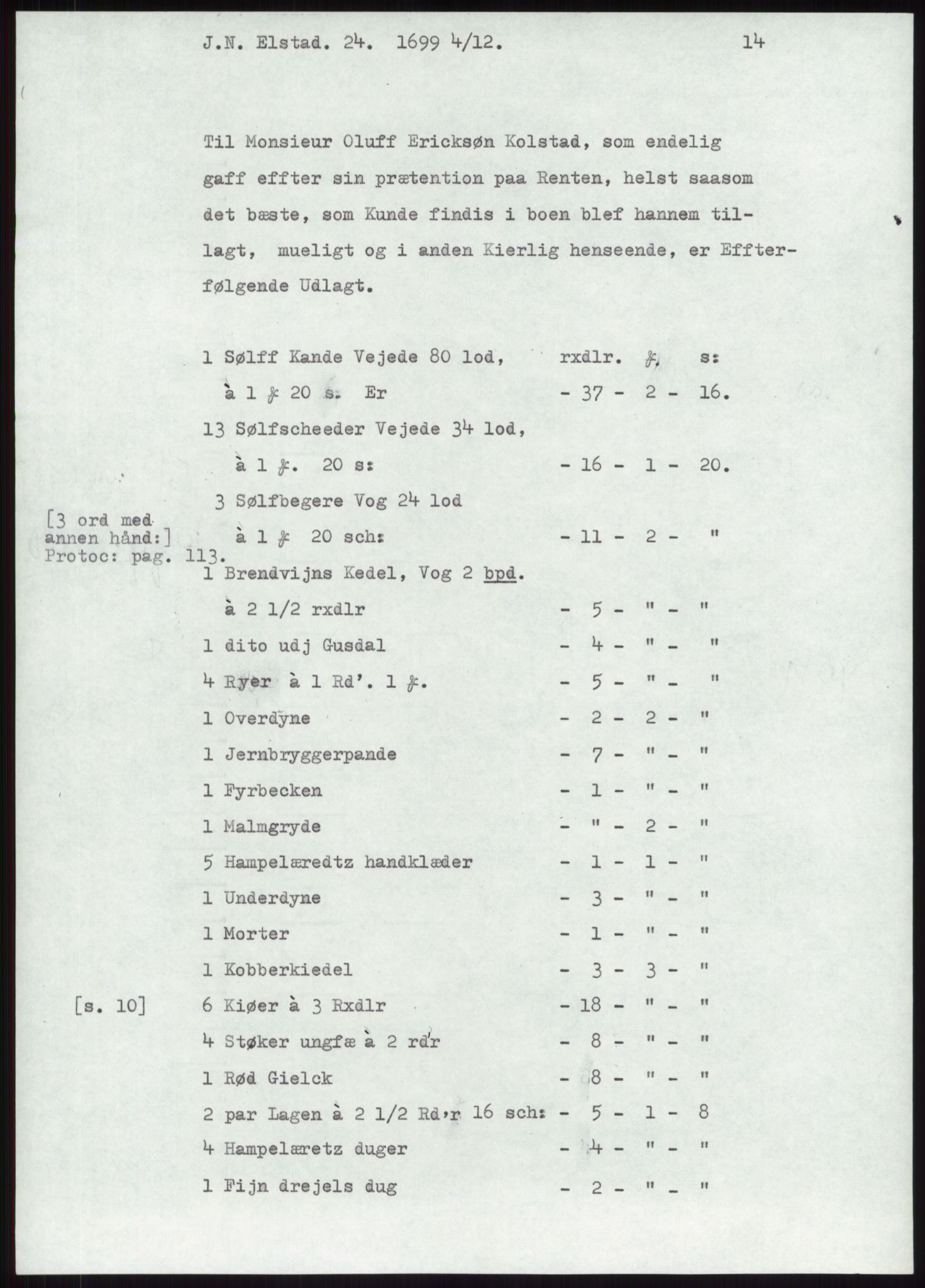 Samlinger til kildeutgivelse, Diplomavskriftsamlingen, AV/RA-EA-4053/H/Ha, p. 2032