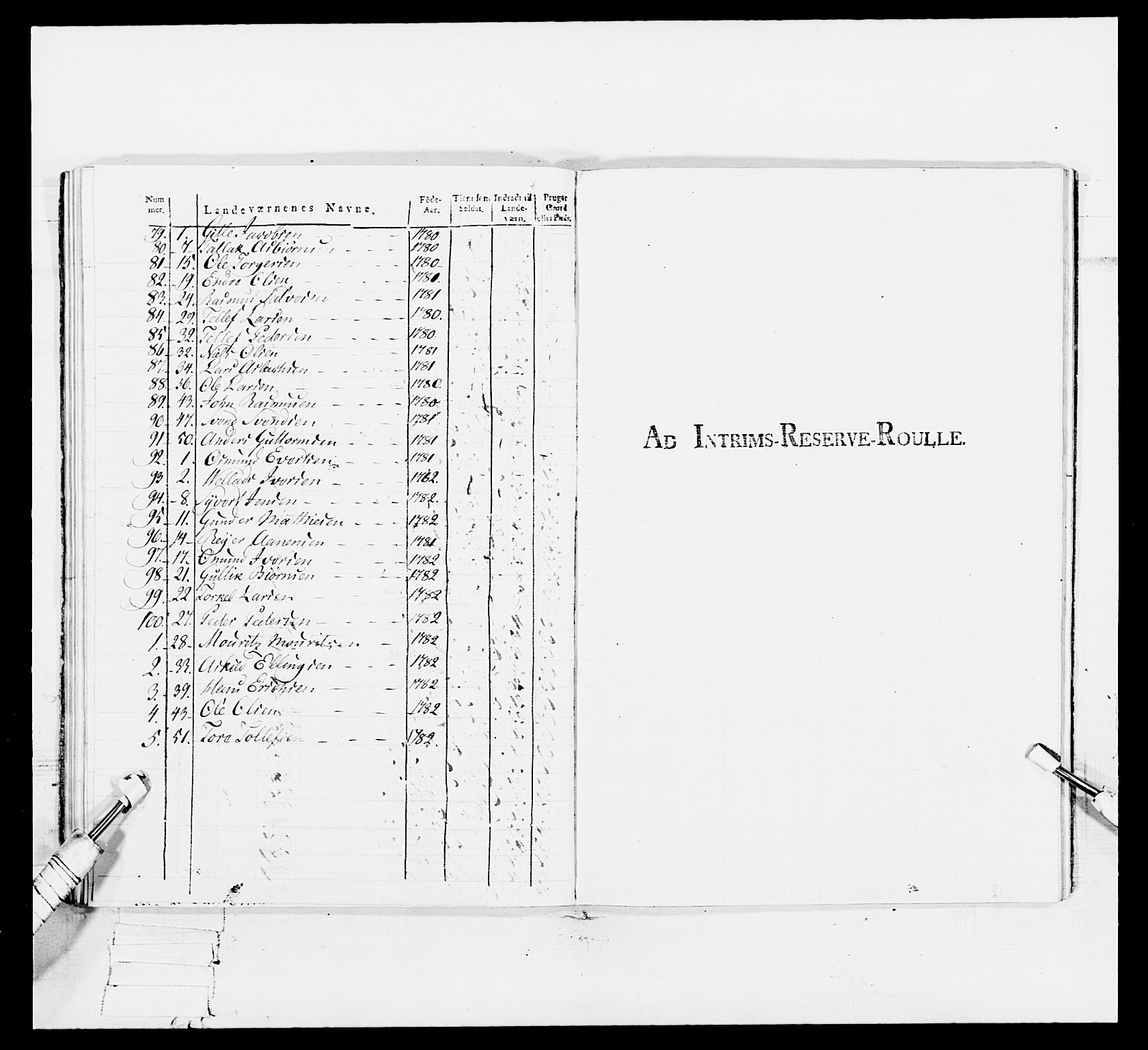 Generalitets- og kommissariatskollegiet, Det kongelige norske kommissariatskollegium, AV/RA-EA-5420/E/Eh/L0113: Vesterlenske nasjonale infanteriregiment, 1812, p. 355