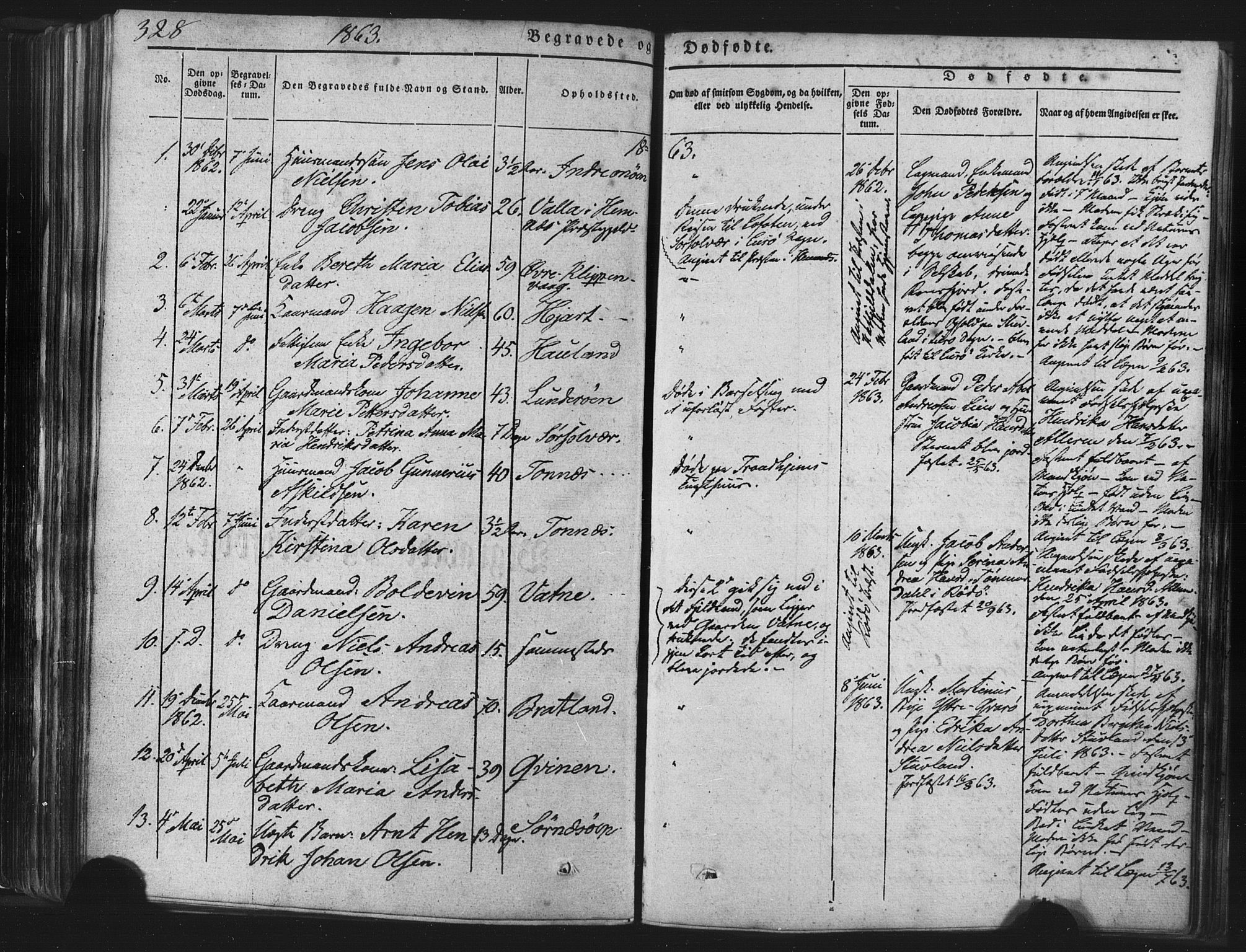 Ministerialprotokoller, klokkerbøker og fødselsregistre - Nordland, SAT/A-1459/839/L0567: Parish register (official) no. 839A04, 1863-1879, p. 328