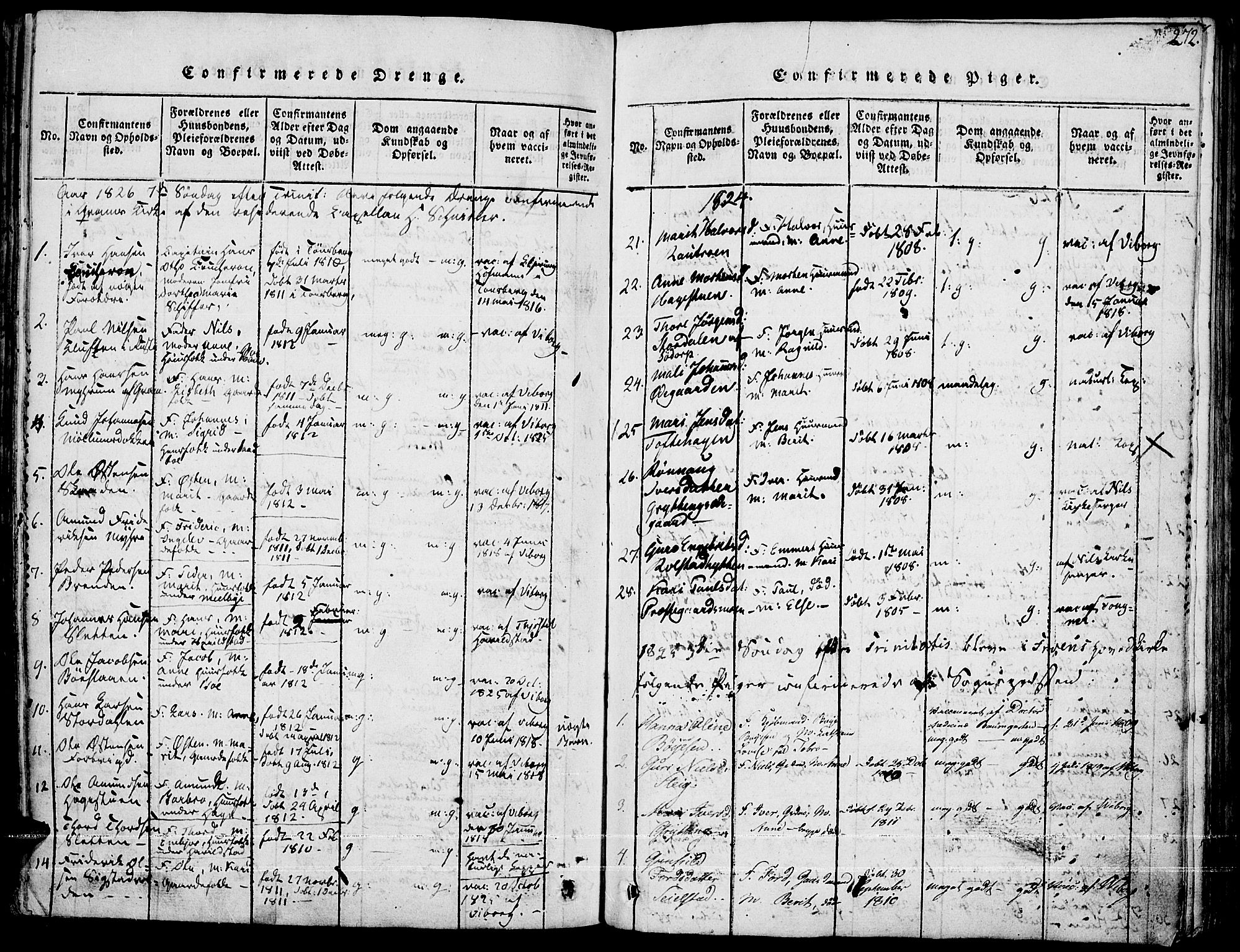 Fron prestekontor, SAH/PREST-078/H/Ha/Haa/L0002: Parish register (official) no. 2, 1816-1827, p. 272