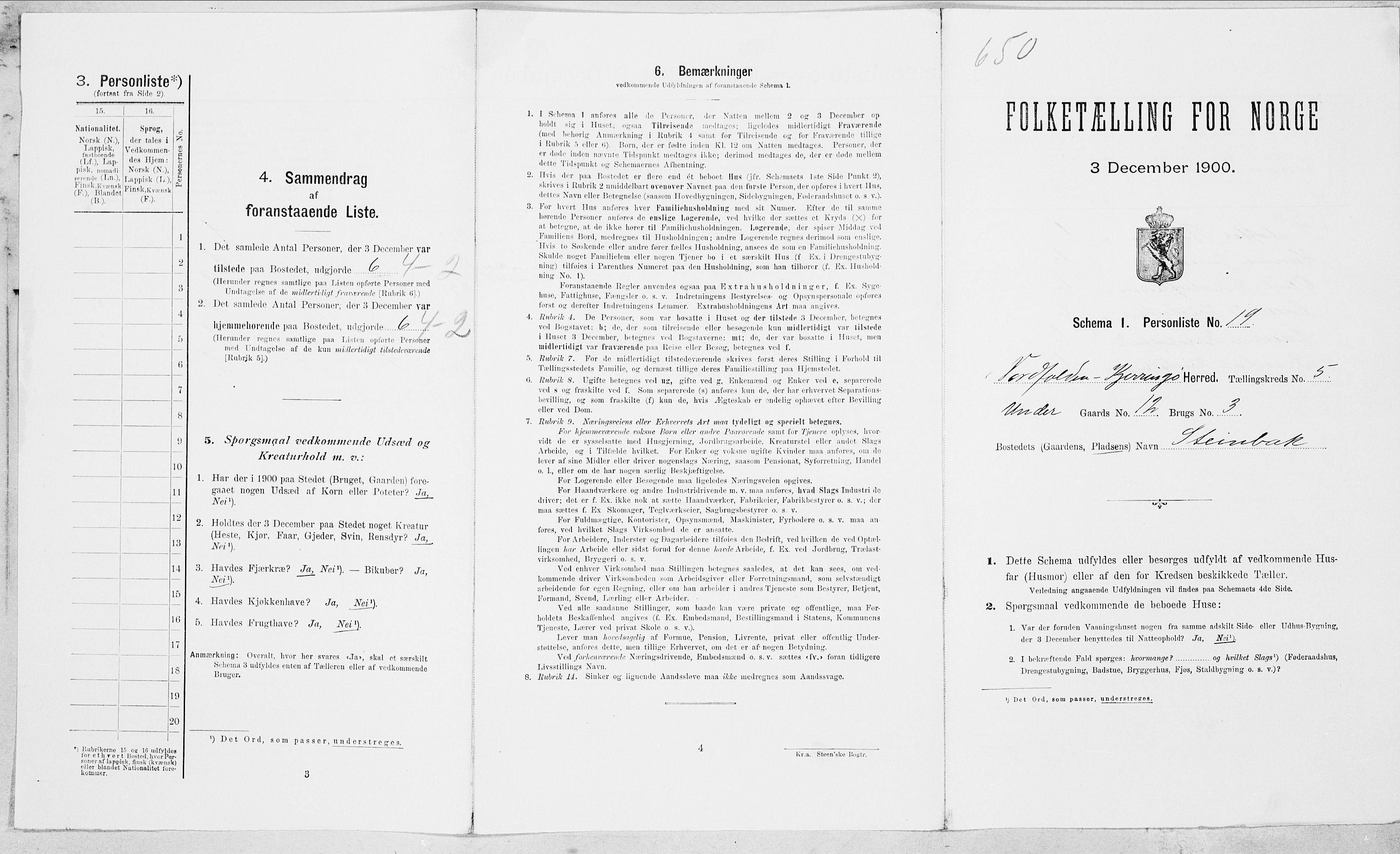 SAT, 1900 census for Nordfold-Kjerringøy, 1900, p. 542