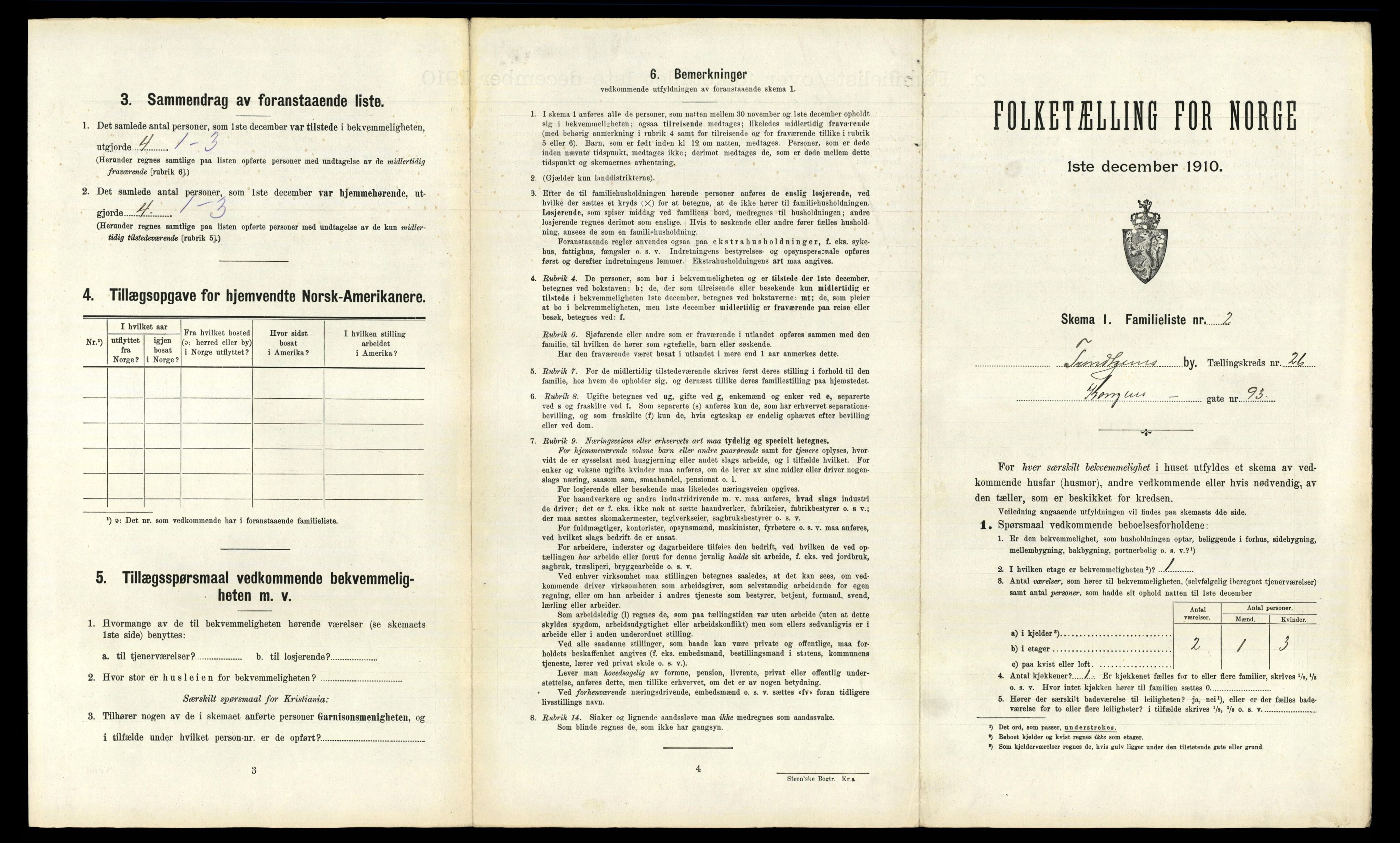 RA, 1910 census for Trondheim, 1910, p. 7137