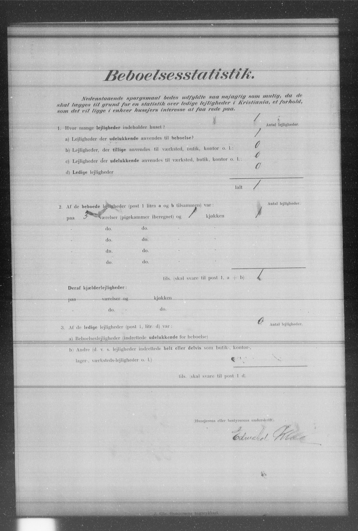 OBA, Municipal Census 1902 for Kristiania, 1902, p. 11083