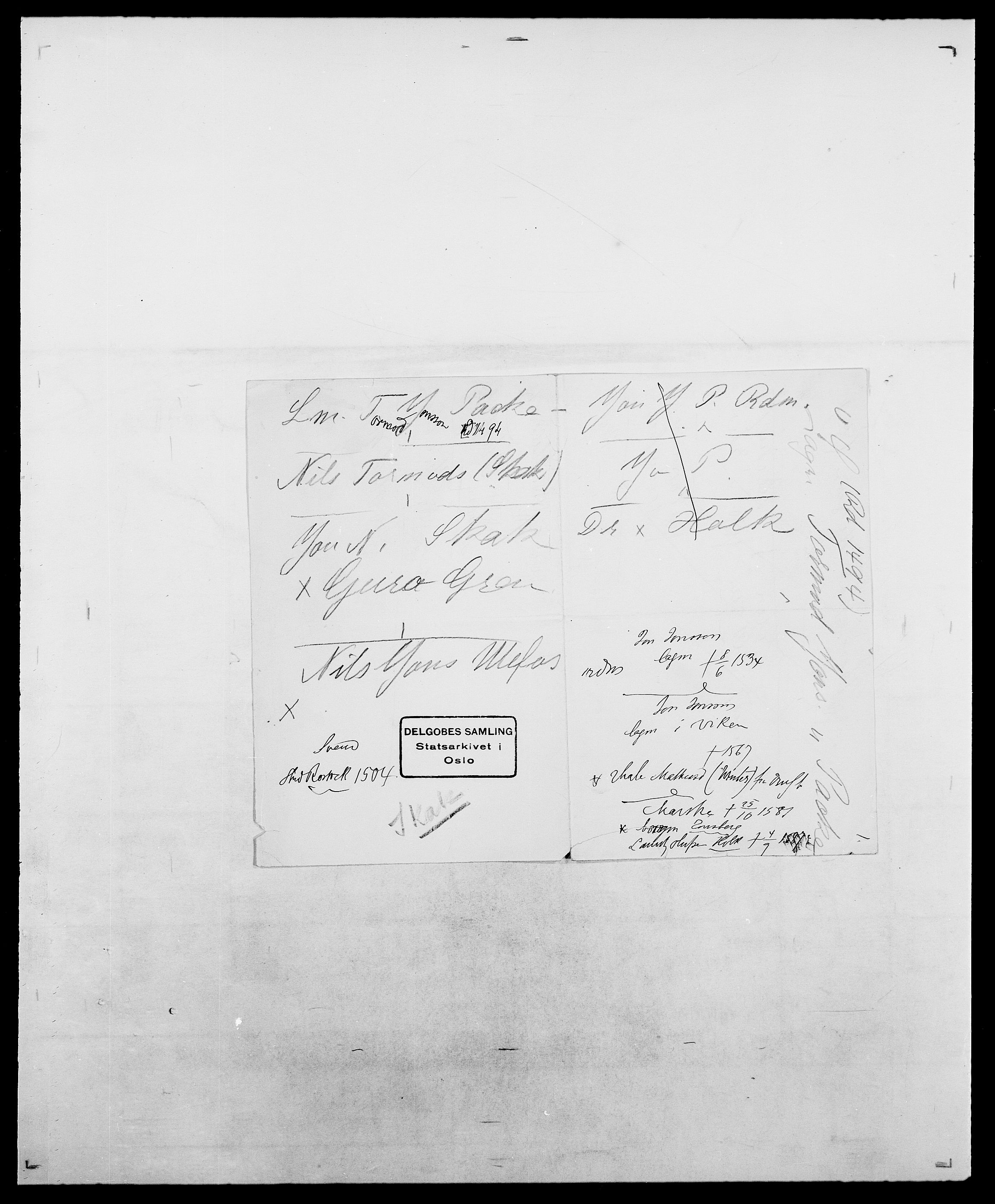 Delgobe, Charles Antoine - samling, AV/SAO-PAO-0038/D/Da/L0036: Skaanør - Staverskov, p. 25