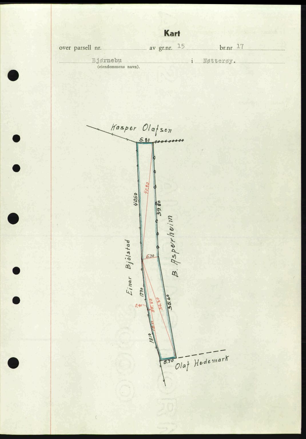 Tønsberg sorenskriveri, AV/SAKO-A-130/G/Ga/Gaa/L0013: Mortgage book no. A13, 1943-1943, Diary no: : 2331/1943