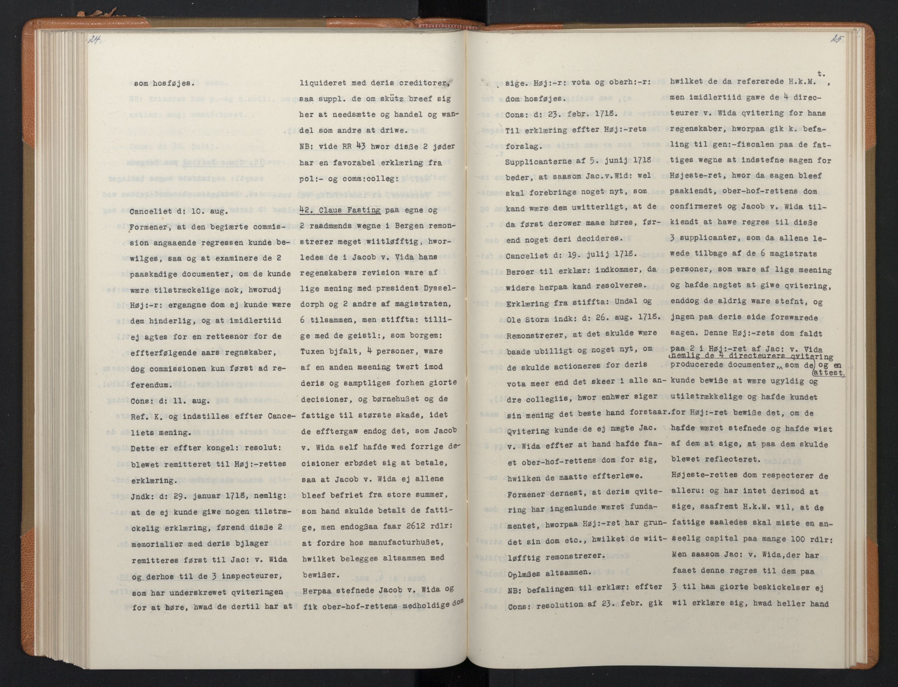 Avskriftsamlingen, AV/RA-EA-4022/F/Fa/L0081: Supplikker, 1716-1717, p. 195