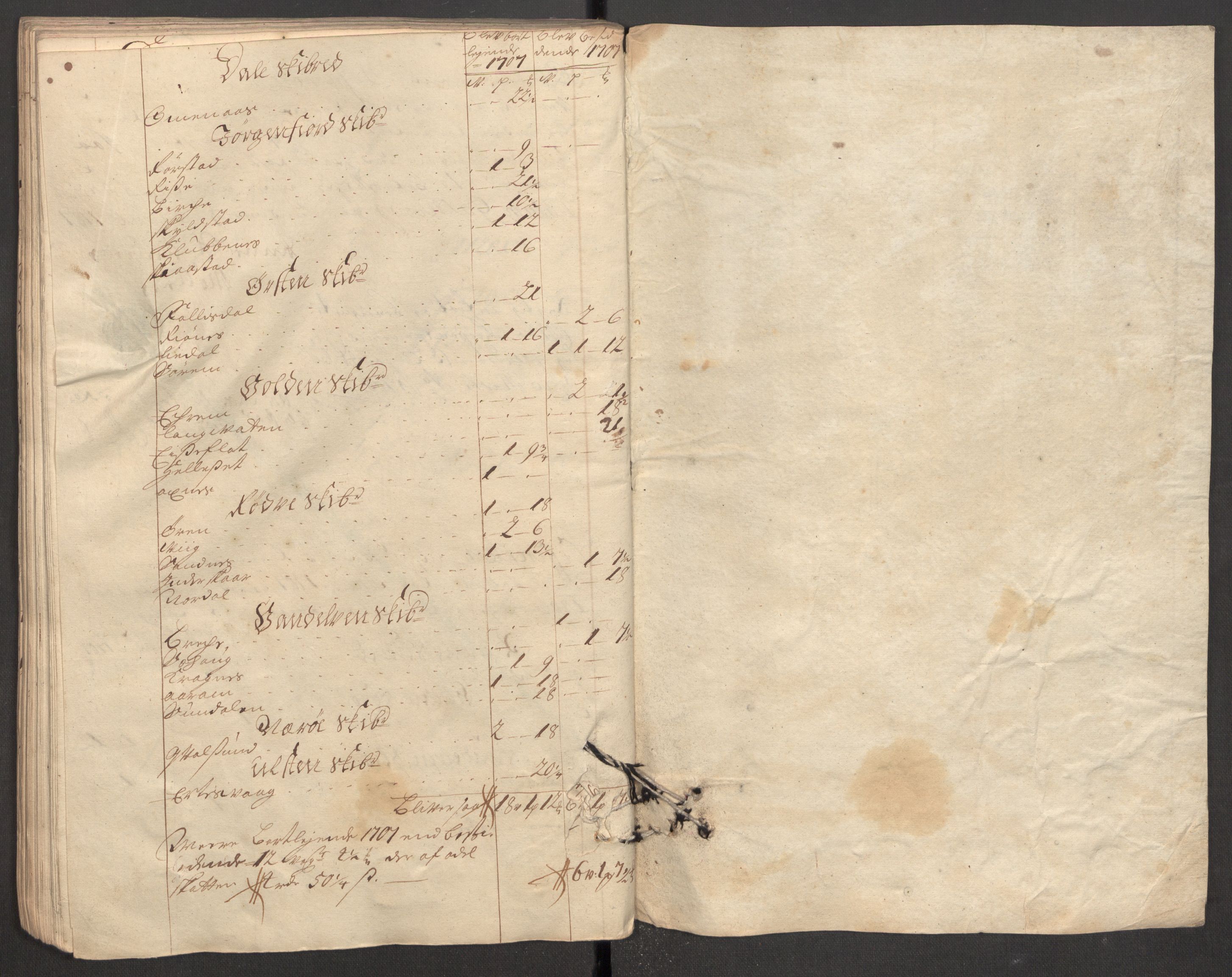 Rentekammeret inntil 1814, Reviderte regnskaper, Fogderegnskap, RA/EA-4092/R54/L3561: Fogderegnskap Sunnmøre, 1706-1707, p. 319