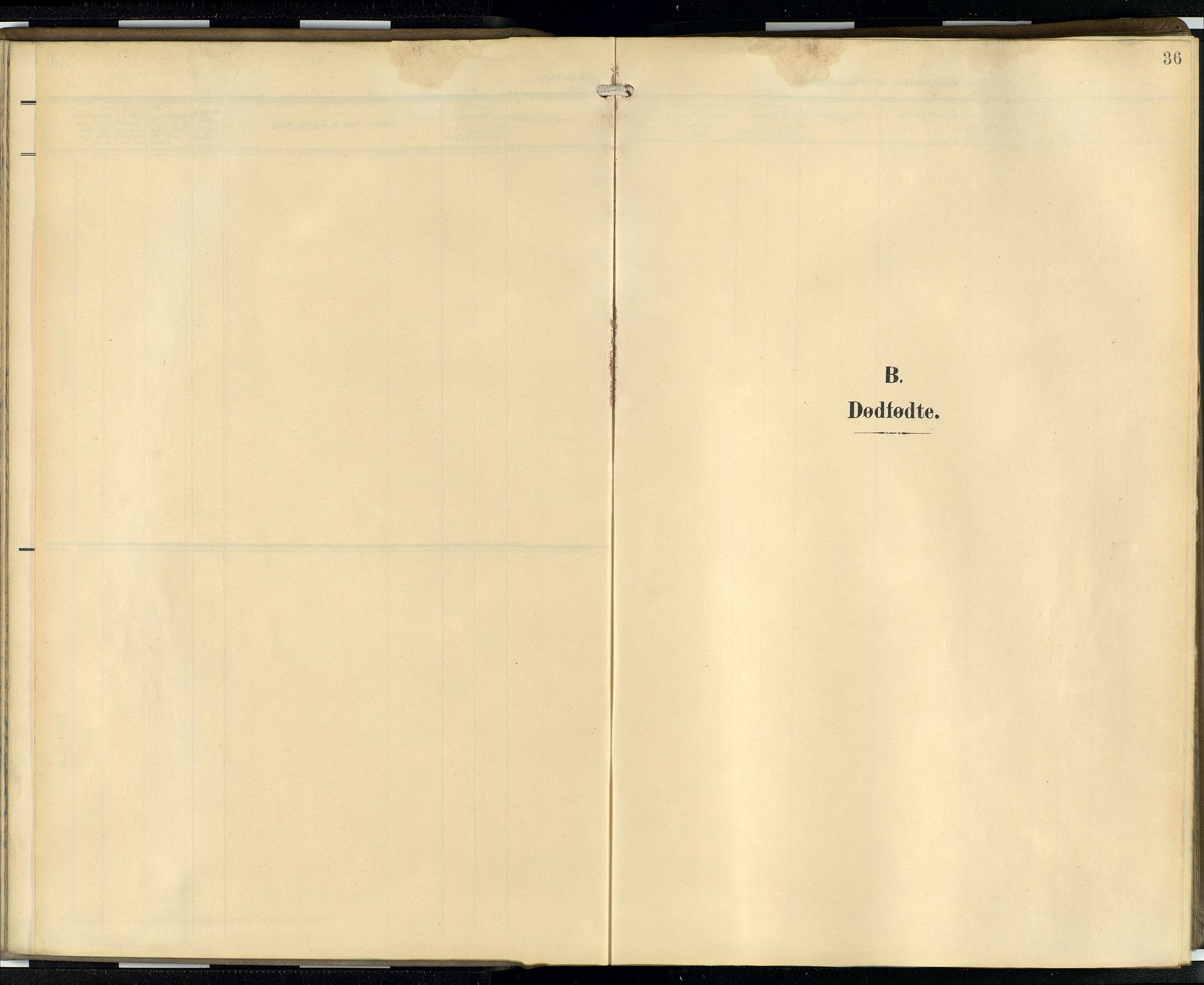 Den norske sjømannsmisjon i utlandet/Skotske havner (Leith, Glasgow), SAB/SAB/PA-0100/H/Ha/Hab/L0001: Parish register (official) no. A 1, 1902-1931, p. 35b-36a