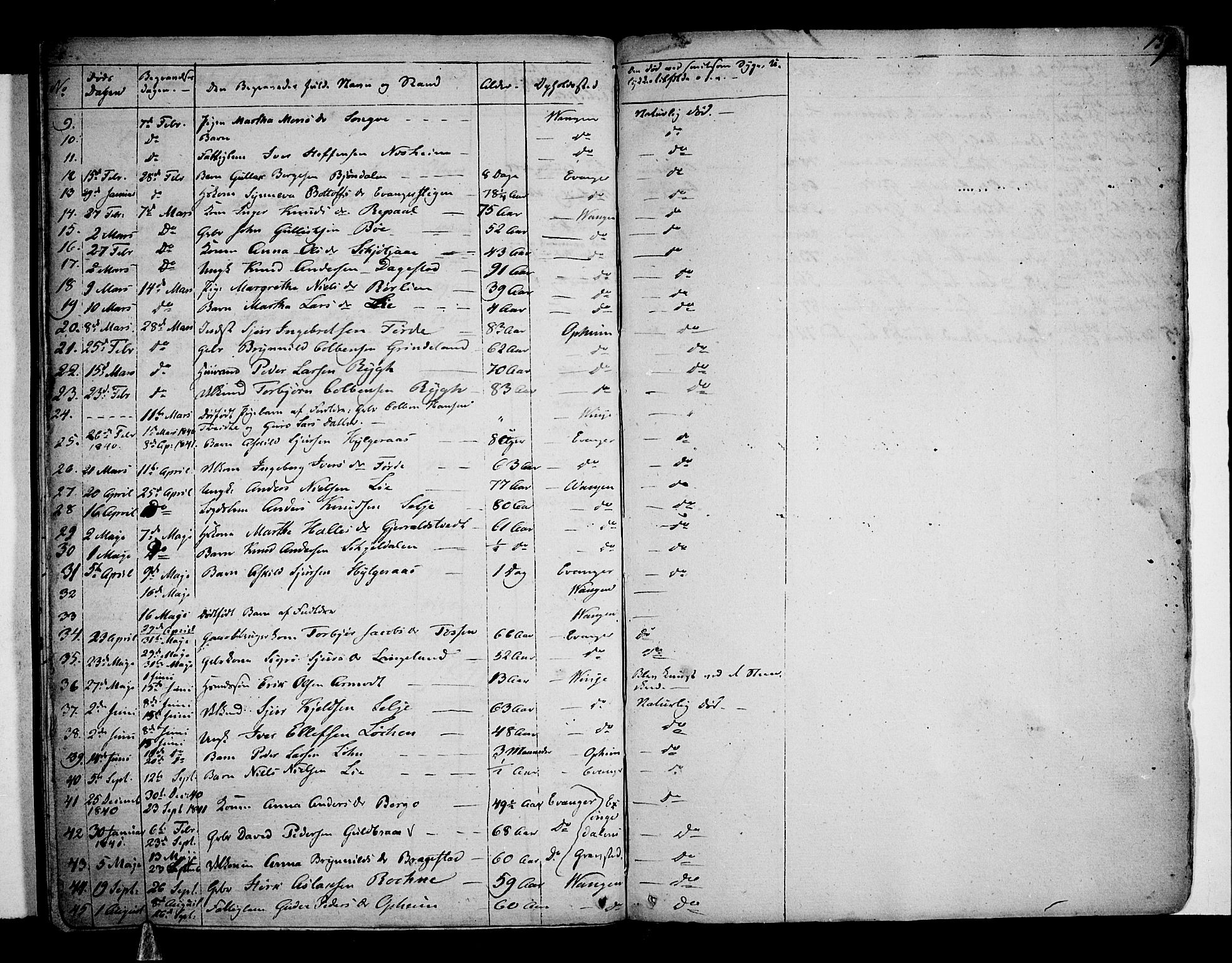 Voss sokneprestembete, AV/SAB-A-79001: Curate's parish register no. A 1, 1821-1841, p. 139