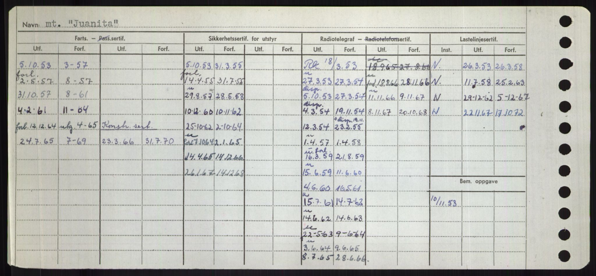 Sjøfartsdirektoratet med forløpere, Skipsmålingen, RA/S-1627/H/Hd/L0019: Fartøy, J, p. 616