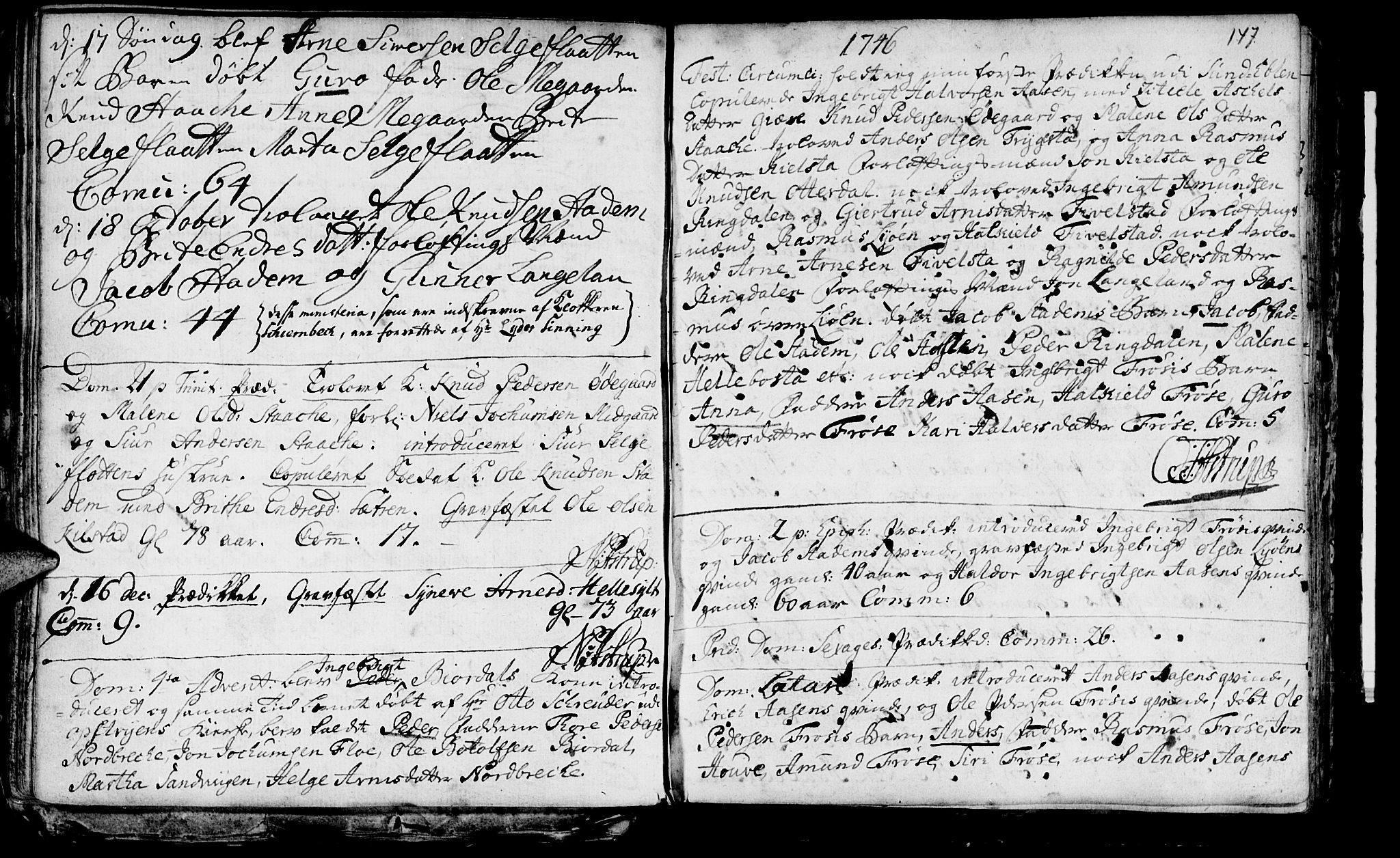 Ministerialprotokoller, klokkerbøker og fødselsregistre - Møre og Romsdal, AV/SAT-A-1454/519/L0241: Parish register (official) no. 519A01 /2, 1736-1760, p. 147