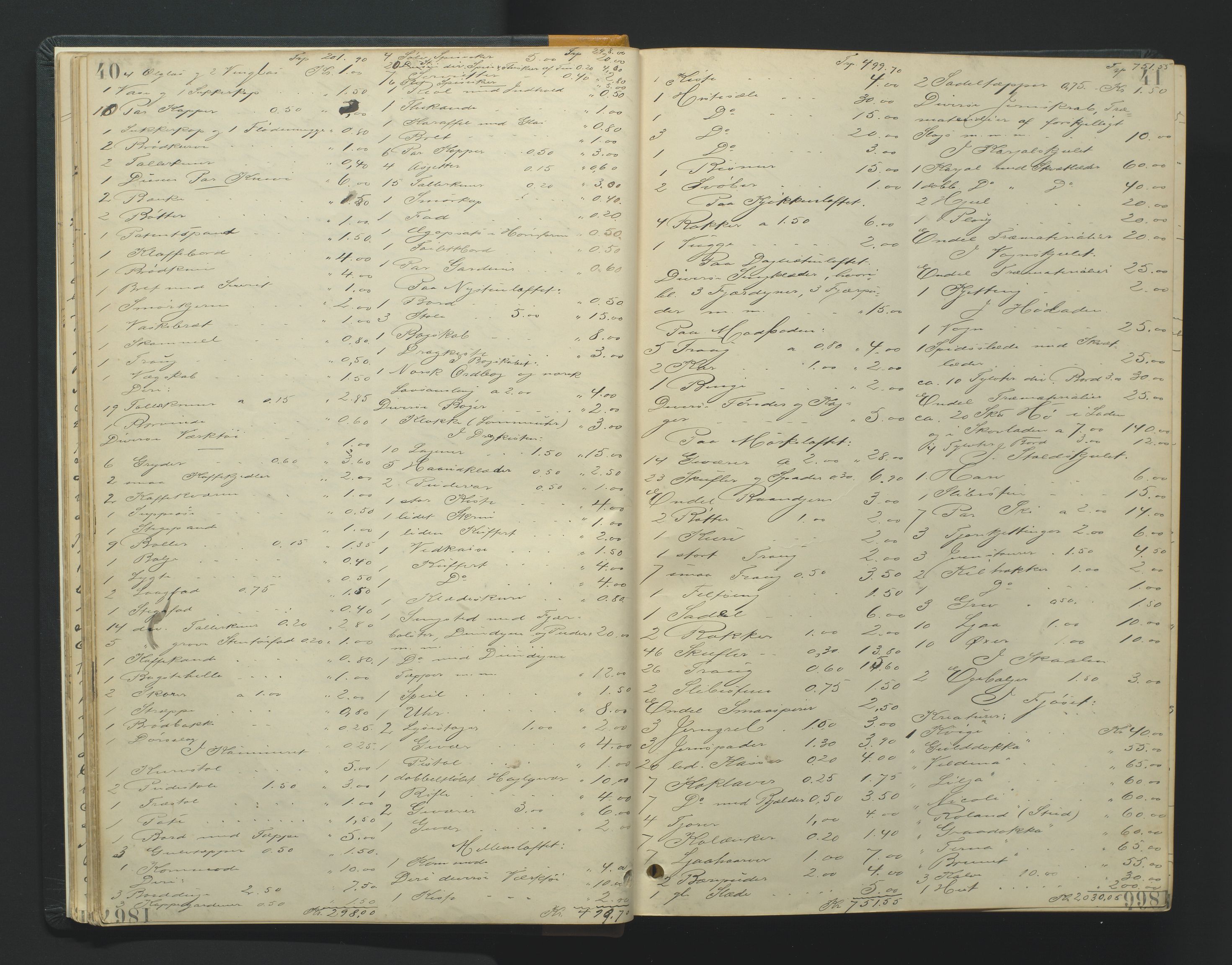 Vestre Nedenes/Sand sorenskriveri, AV/SAK-1221-0010/H/Hc/L0007: Skifteforhandlingsprotokoll nr. 5, 1894-1916, p. 40-41