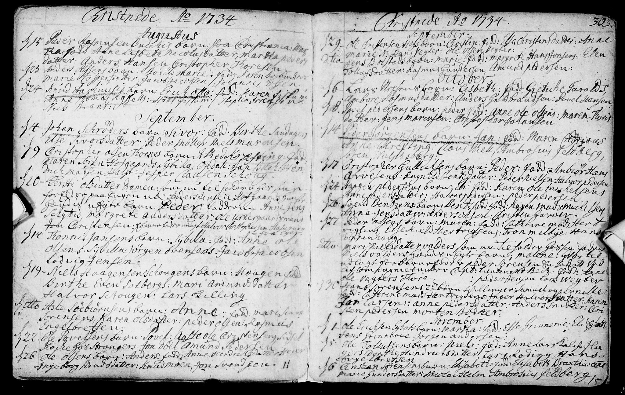 Bragernes kirkebøker, AV/SAKO-A-6/F/Fa/L0003: Parish register (official) no. I 3, 1706-1734, p. 363