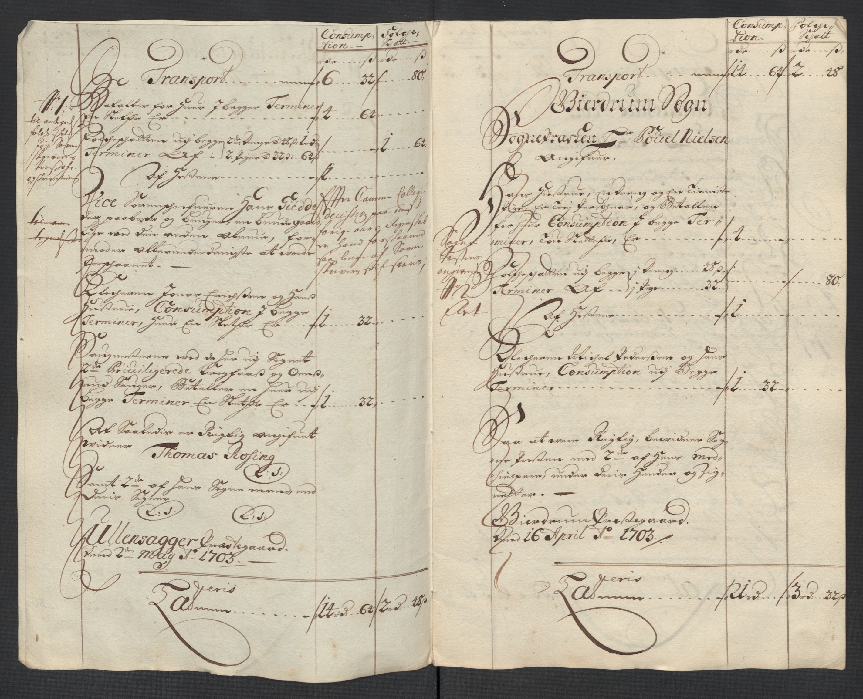 Rentekammeret inntil 1814, Reviderte regnskaper, Fogderegnskap, AV/RA-EA-4092/R12/L0716: Fogderegnskap Øvre Romerike, 1703, p. 254