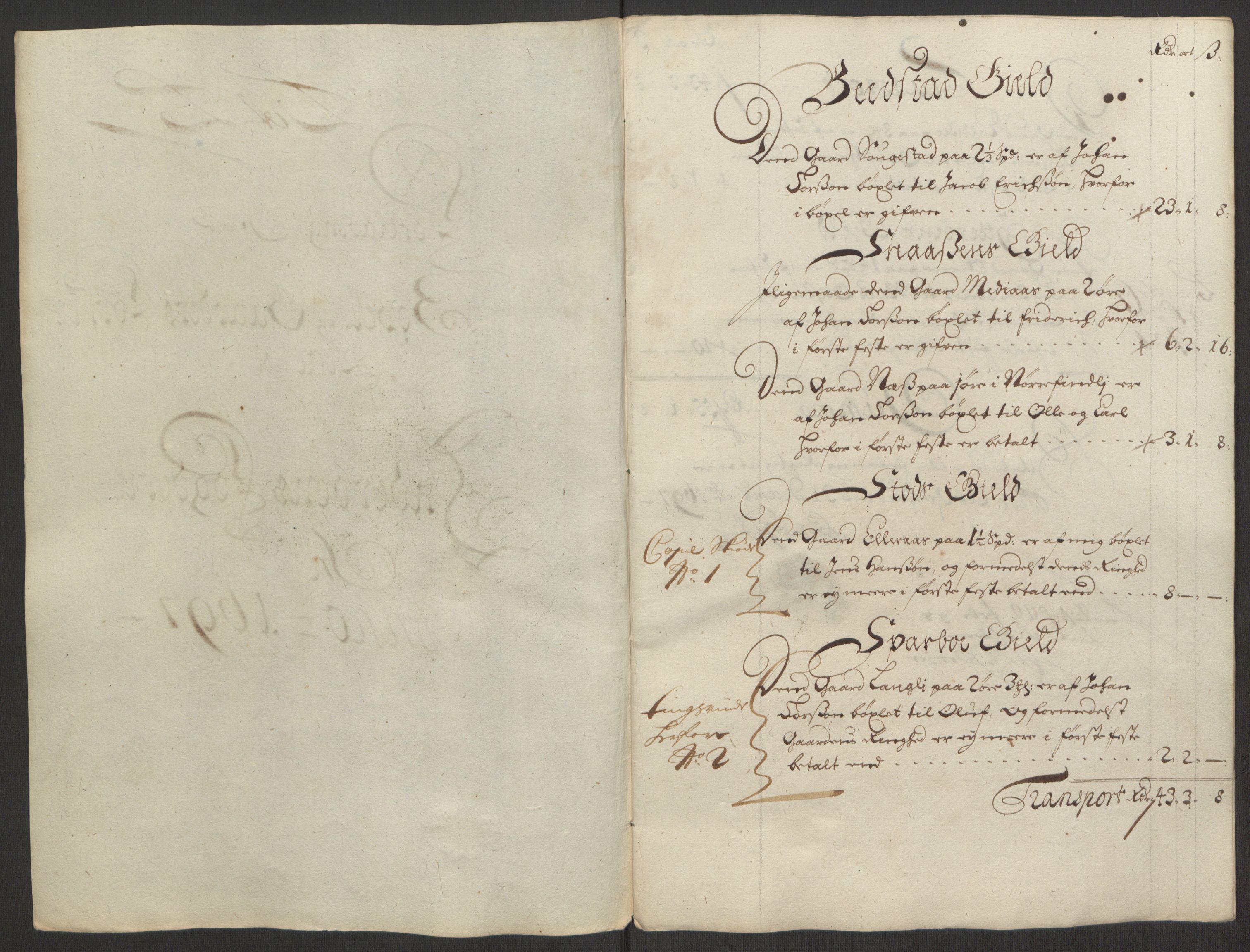 Rentekammeret inntil 1814, Reviderte regnskaper, Fogderegnskap, RA/EA-4092/R63/L4309: Fogderegnskap Inderøy, 1695-1697, p. 492