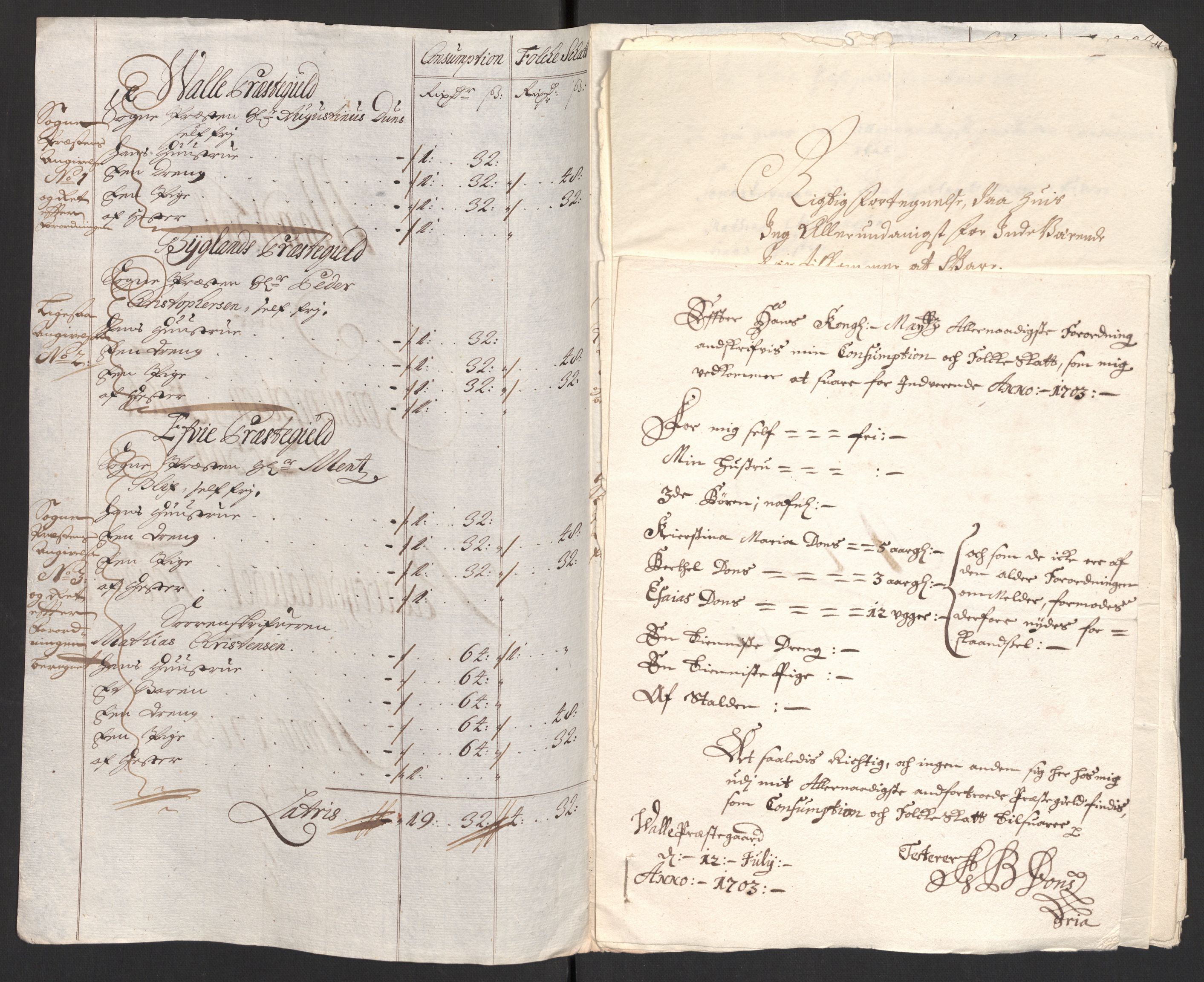 Rentekammeret inntil 1814, Reviderte regnskaper, Fogderegnskap, AV/RA-EA-4092/R40/L2447: Fogderegnskap Råbyggelag, 1703-1705, p. 60