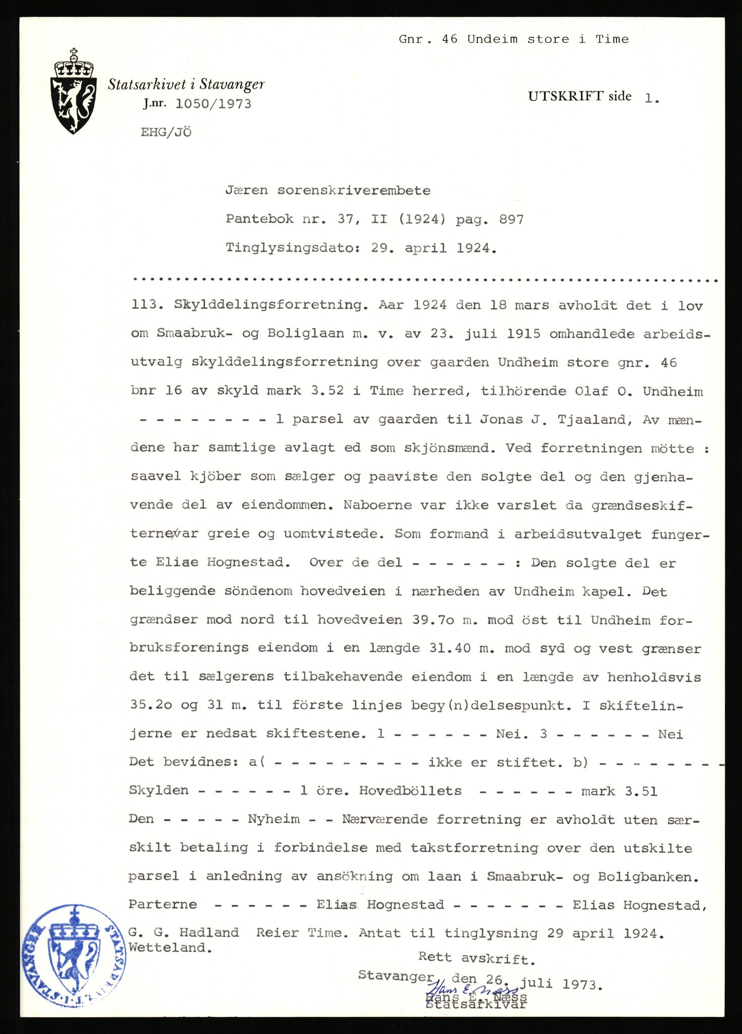 Statsarkivet i Stavanger, AV/SAST-A-101971/03/Y/Yj/L0090: Avskrifter sortert etter gårdsnavn: Tøtland - Underberge, 1750-1930, p. 700