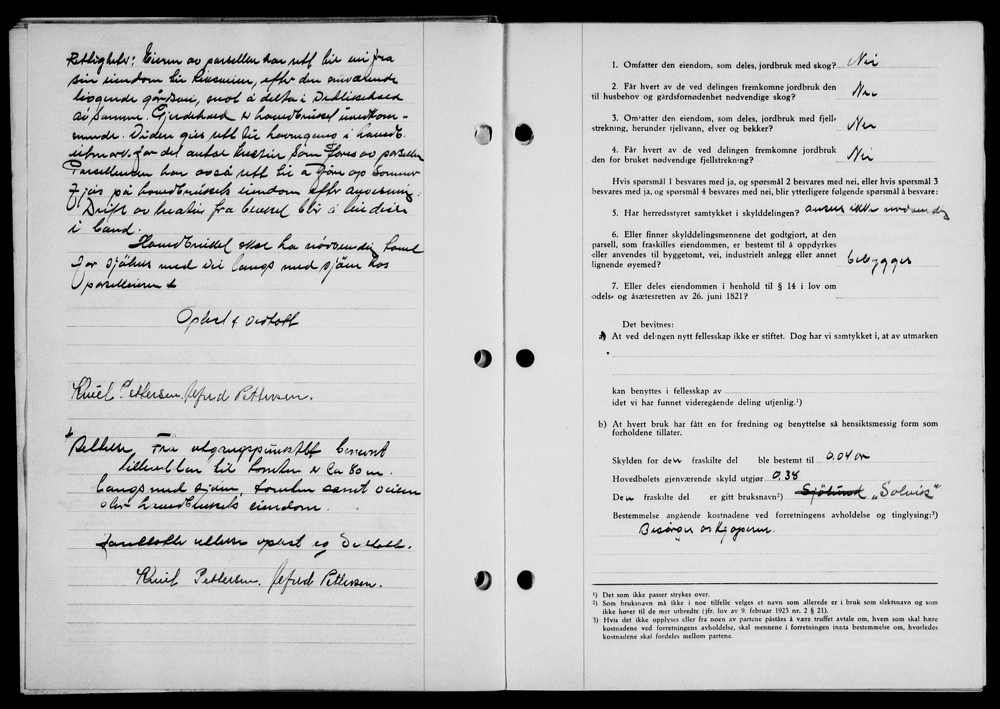 Lofoten sorenskriveri, SAT/A-0017/1/2/2C/L0011a: Mortgage book no. 11a, 1943-1943, Diary no: : 573/1943