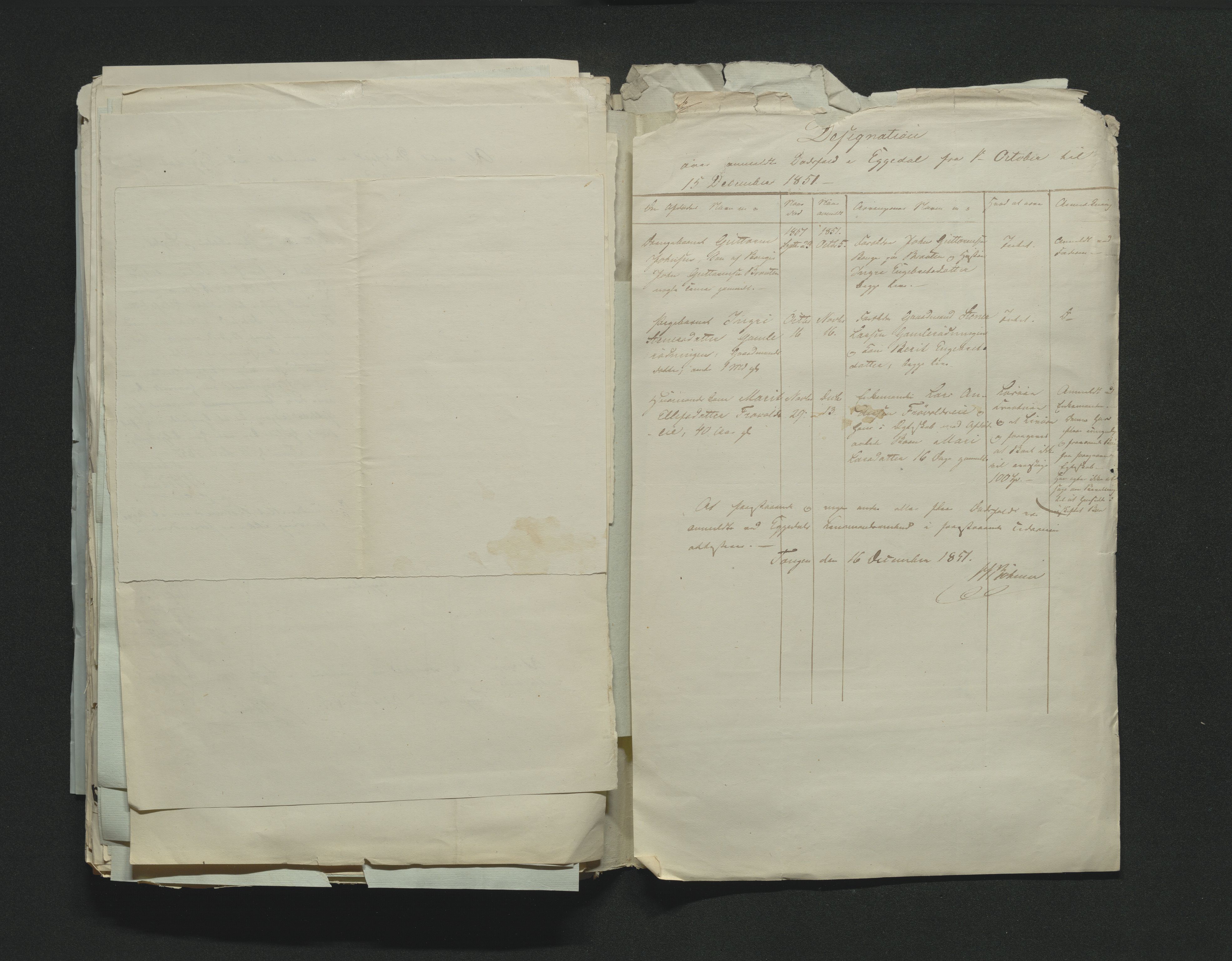 Eiker, Modum og Sigdal sorenskriveri, AV/SAKO-A-123/H/Ha/Hab/L0008: Dødsfallsmeldinger, 1850-1853