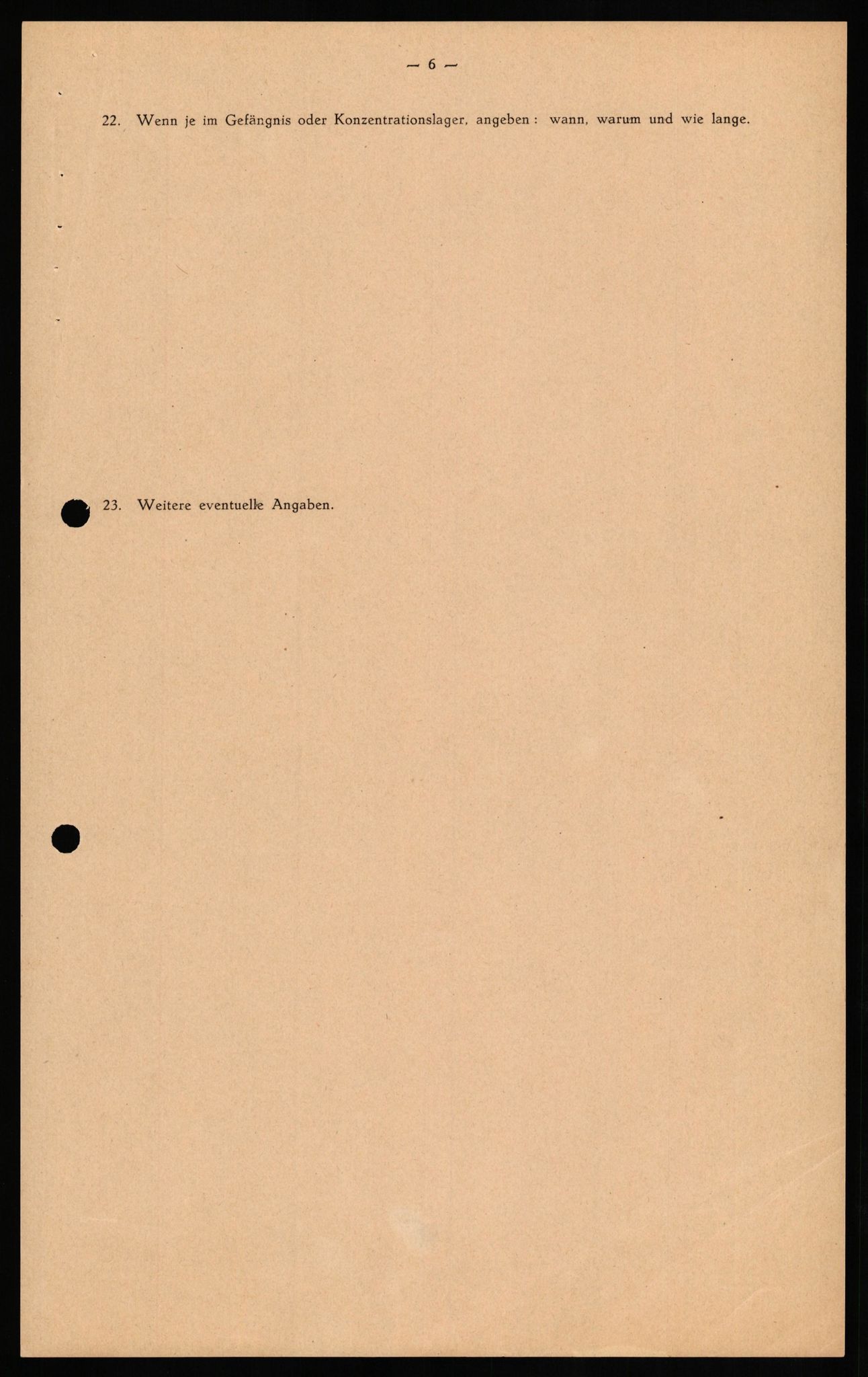 Forsvaret, Forsvarets overkommando II, RA/RAFA-3915/D/Db/L0024: CI Questionaires. Tyske okkupasjonsstyrker i Norge. Tyskere., 1945-1946, p. 308