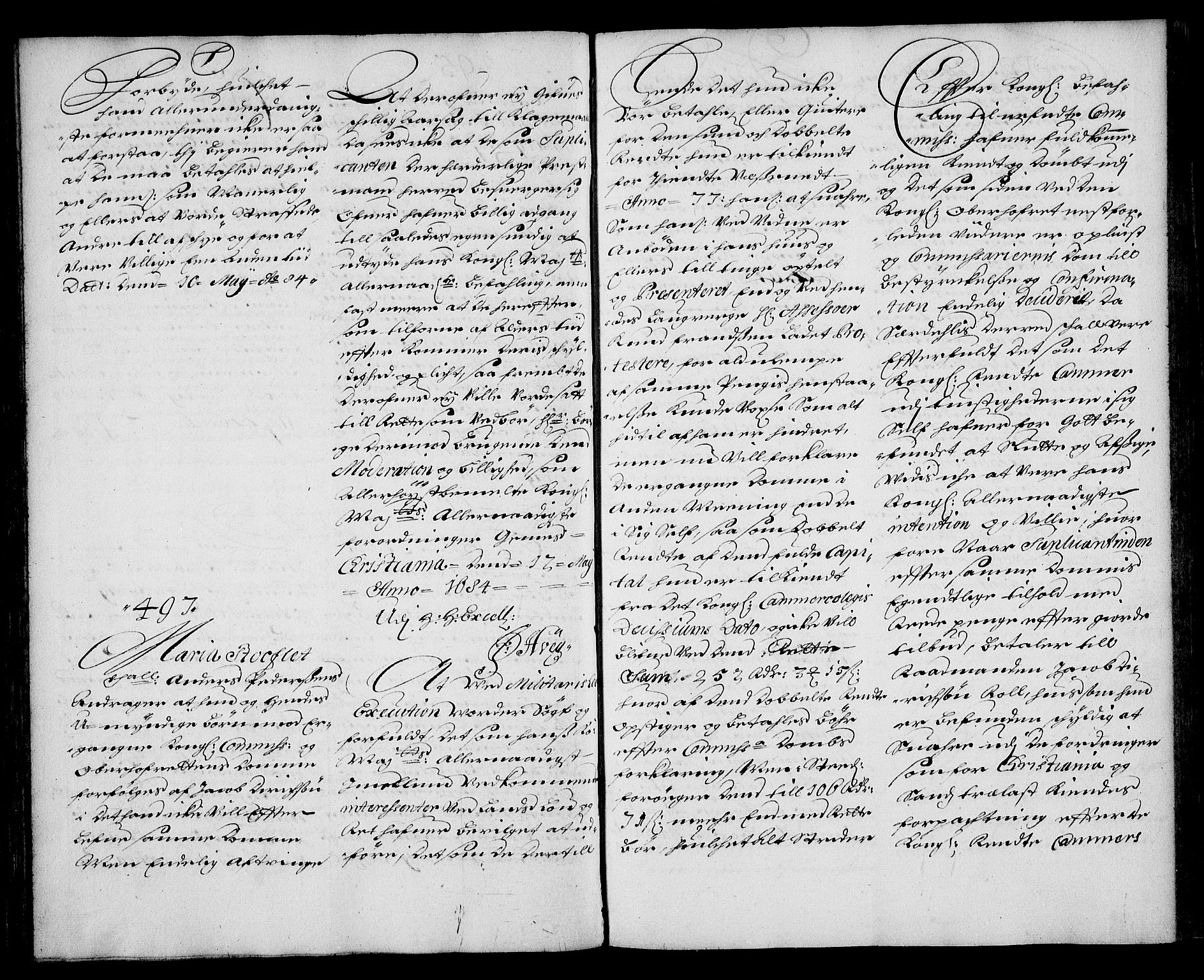 Stattholderembetet 1572-1771, AV/RA-EA-2870/Ae/L0001: Supplikasjons- og resolusjonsprotokoll, 1683-1684