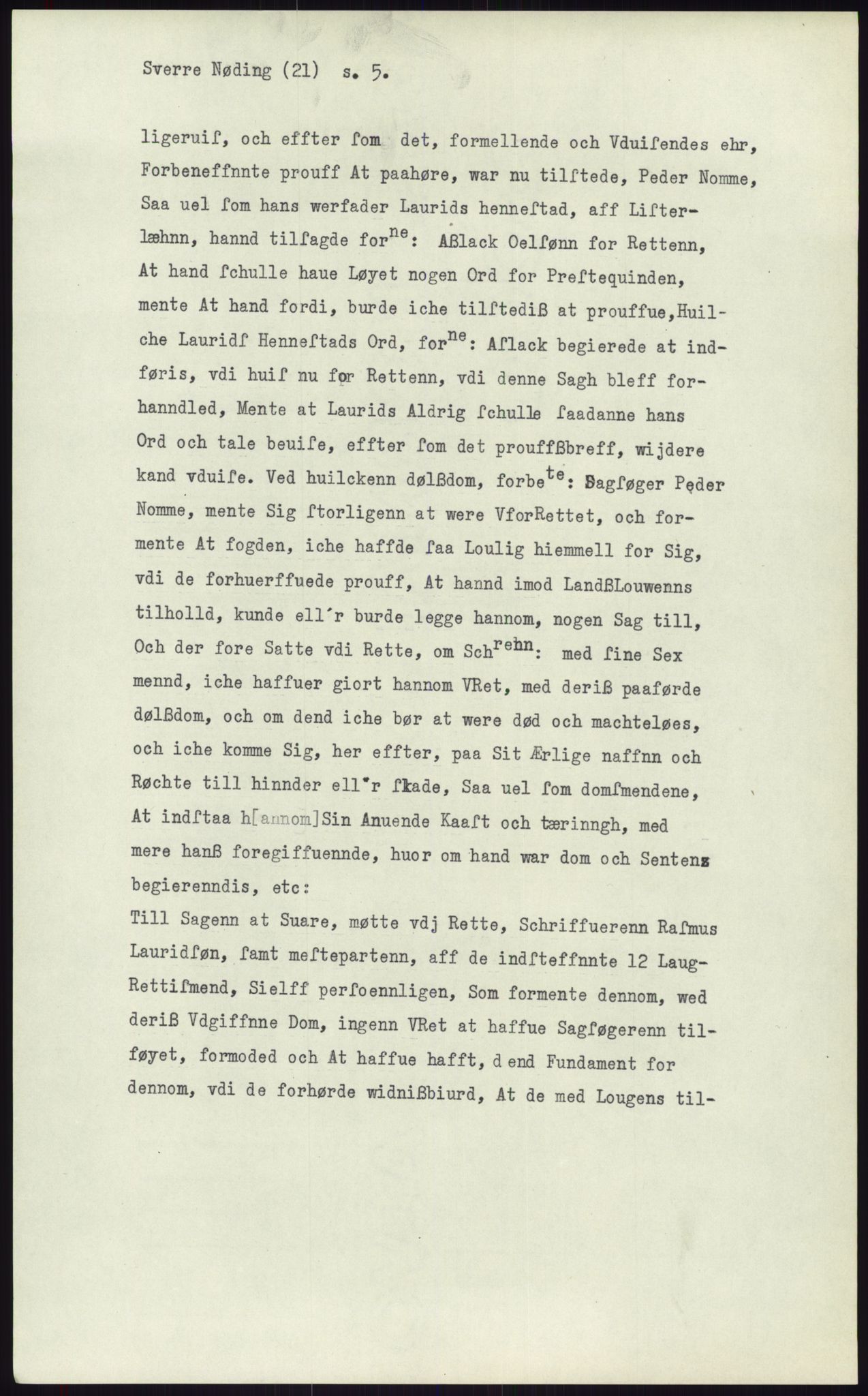 Samlinger til kildeutgivelse, Diplomavskriftsamlingen, AV/RA-EA-4053/H/Ha, p. 2161