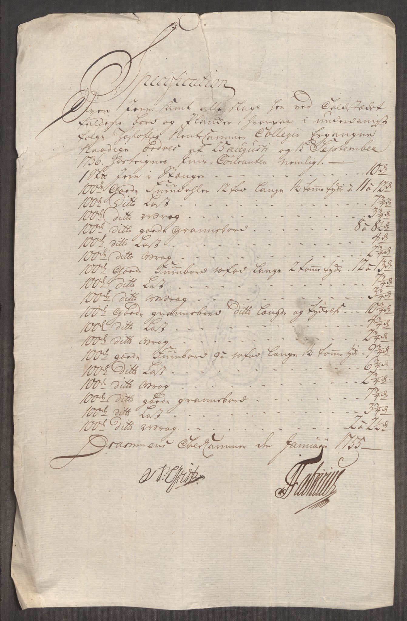 Rentekammeret inntil 1814, Realistisk ordnet avdeling, AV/RA-EA-4070/Oe/L0005: [Ø1]: Priskuranter, 1753-1757, p. 239