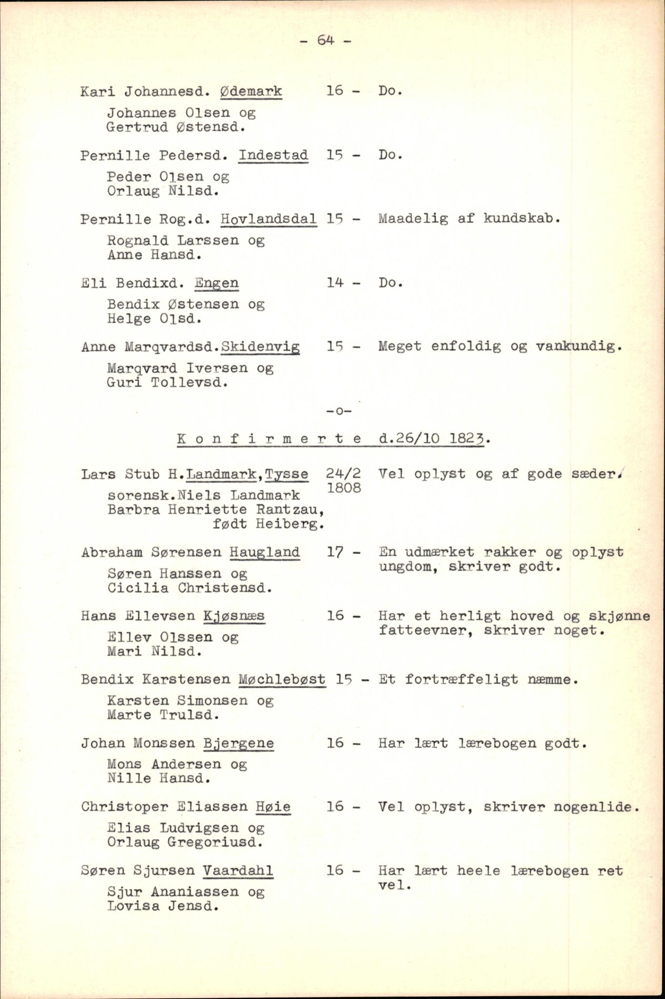 Samling av fulltekstavskrifter, SAB/FULLTEKST/B/14/0014: Fjaler sokneprestembete, ministerialbok nr. A 5, 1821-1835, p. 65