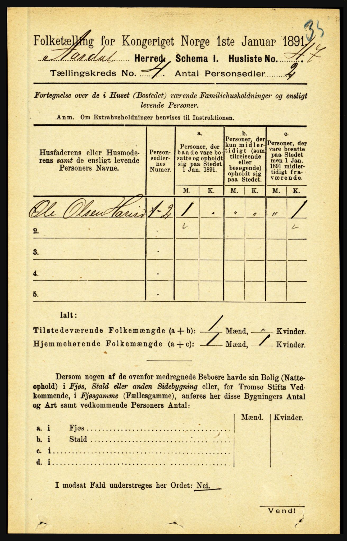 RA, 1891 census for 1424 Årdal, 1891, p. 633