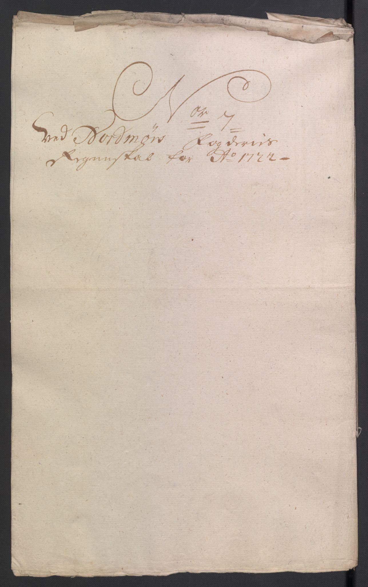 Rentekammeret inntil 1814, Reviderte regnskaper, Fogderegnskap, RA/EA-4092/R56/L3755: Fogderegnskap Nordmøre, 1722, p. 123