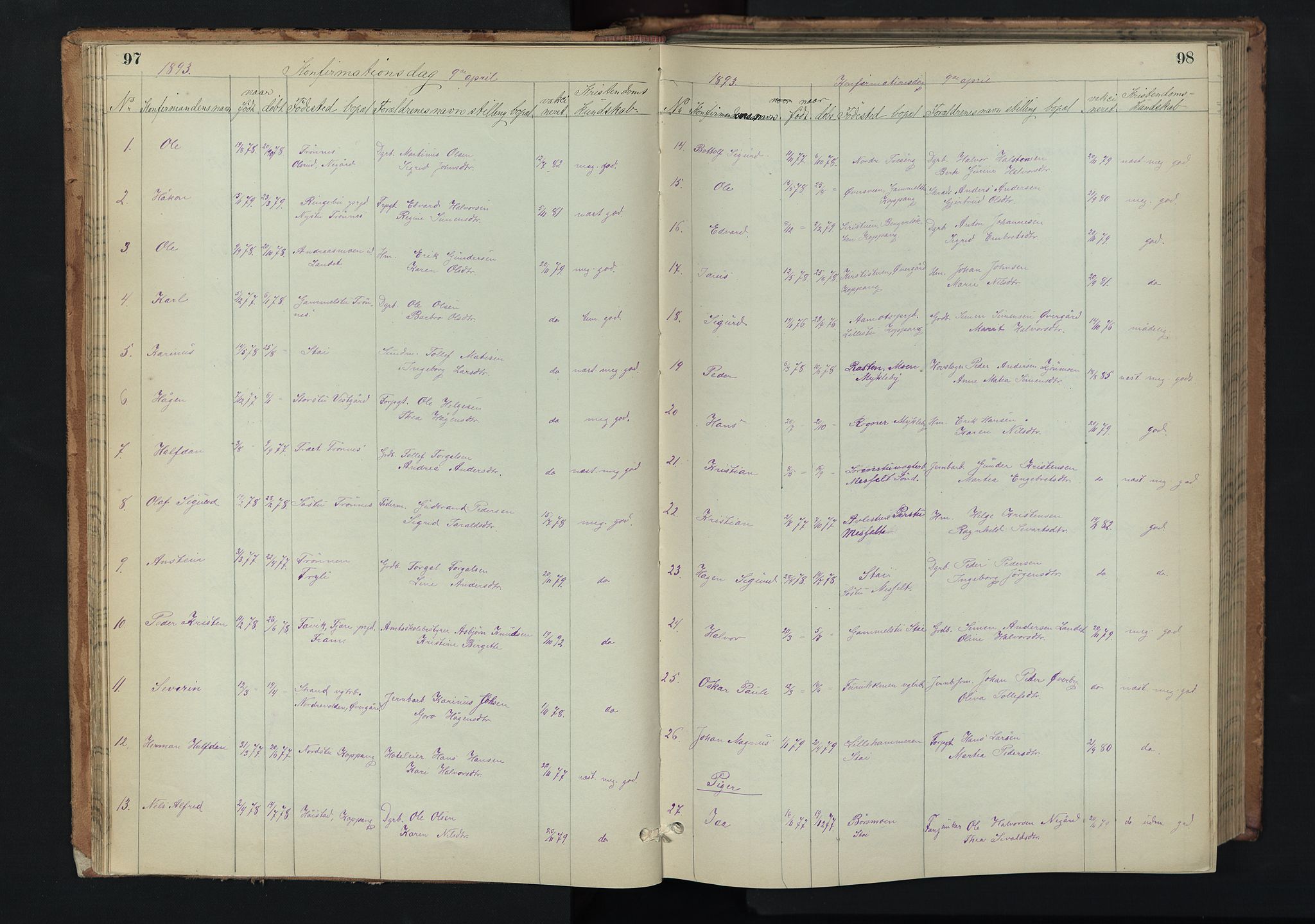 Stor-Elvdal prestekontor, AV/SAH-PREST-052/H/Ha/Hab/L0002: Parish register (copy) no. 2, 1860-1894, p. 97-98