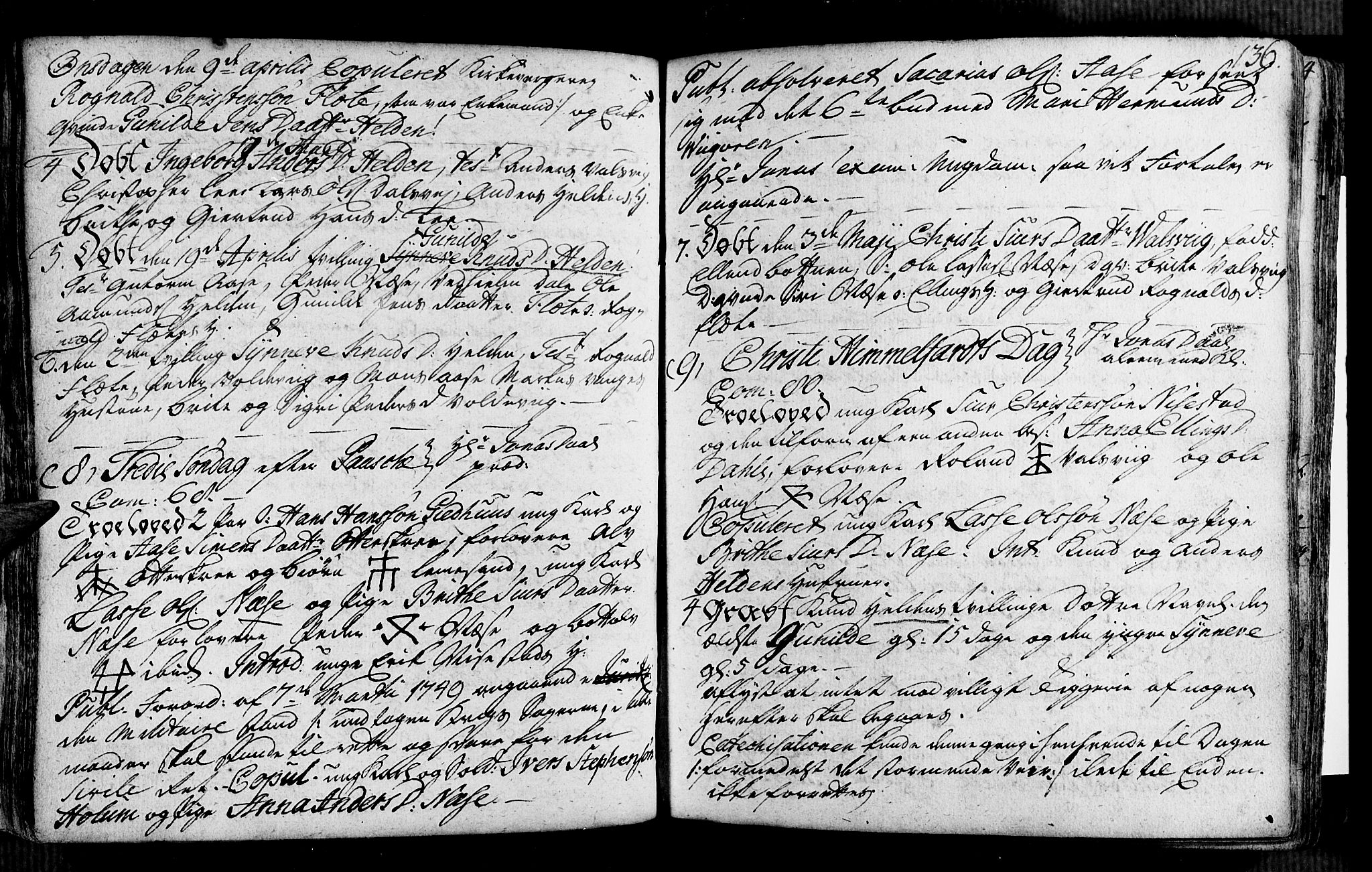 Vik sokneprestembete, AV/SAB-A-81501/H/Haa/Haaa/L0002: Parish register (official) no. A 2 / 2, 1740-1756, p. 136