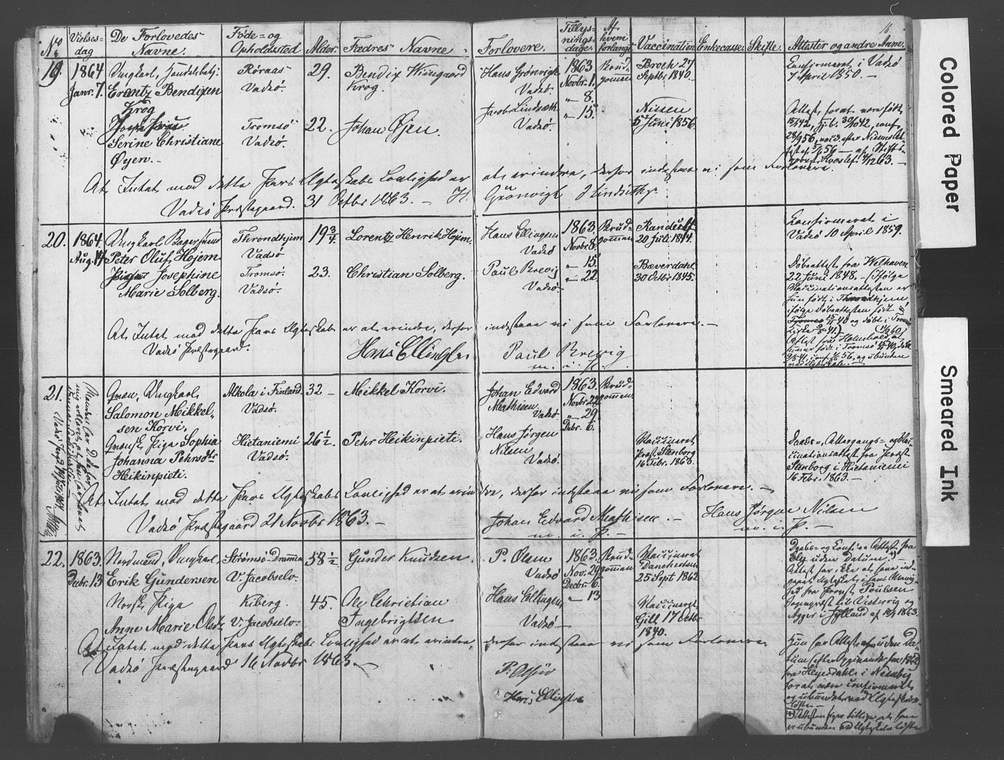 Vadsø sokneprestkontor, AV/SATØ-S-1325/I/Ic/L0026/0002: Banns register no. 26.2, 1863-1867, p. 18