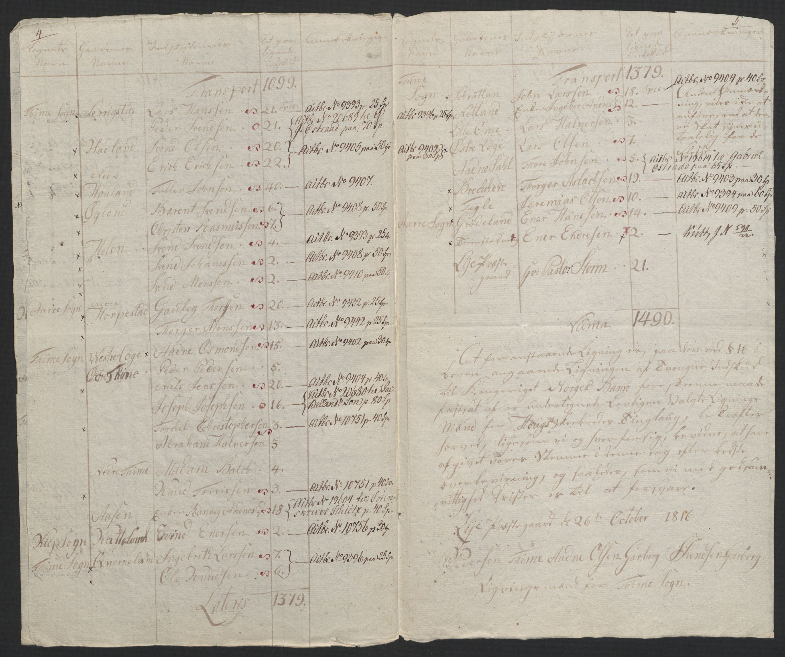 Sølvskatten 1816, NOBA/SOLVSKATTEN/A/L0035: Bind 37: Jæren og Dalane fogderi, 1816-1825, p. 85