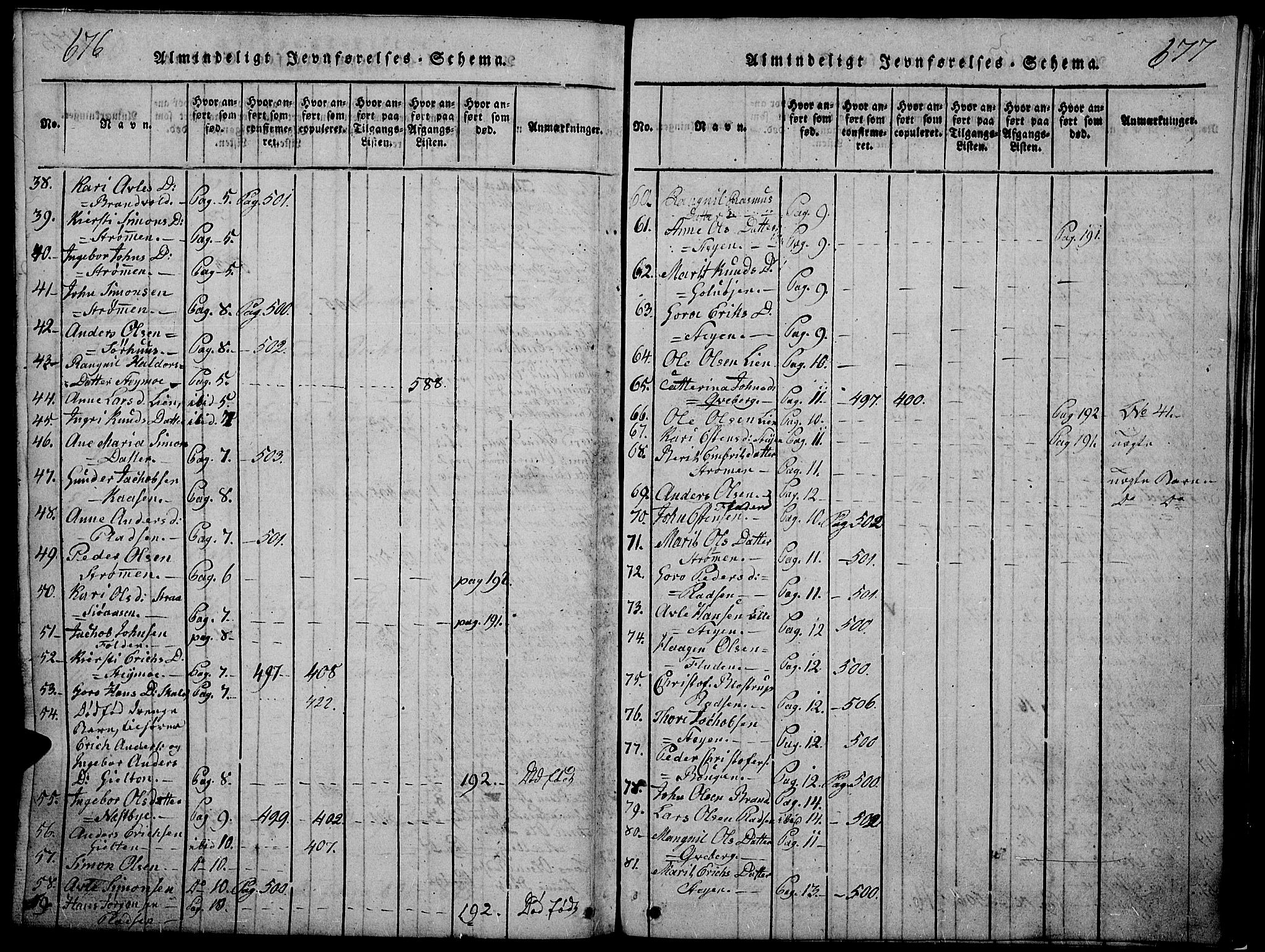 Tynset prestekontor, AV/SAH-PREST-058/H/Ha/Hab/L0002: Parish register (copy) no. 2, 1814-1862, p. 676-677