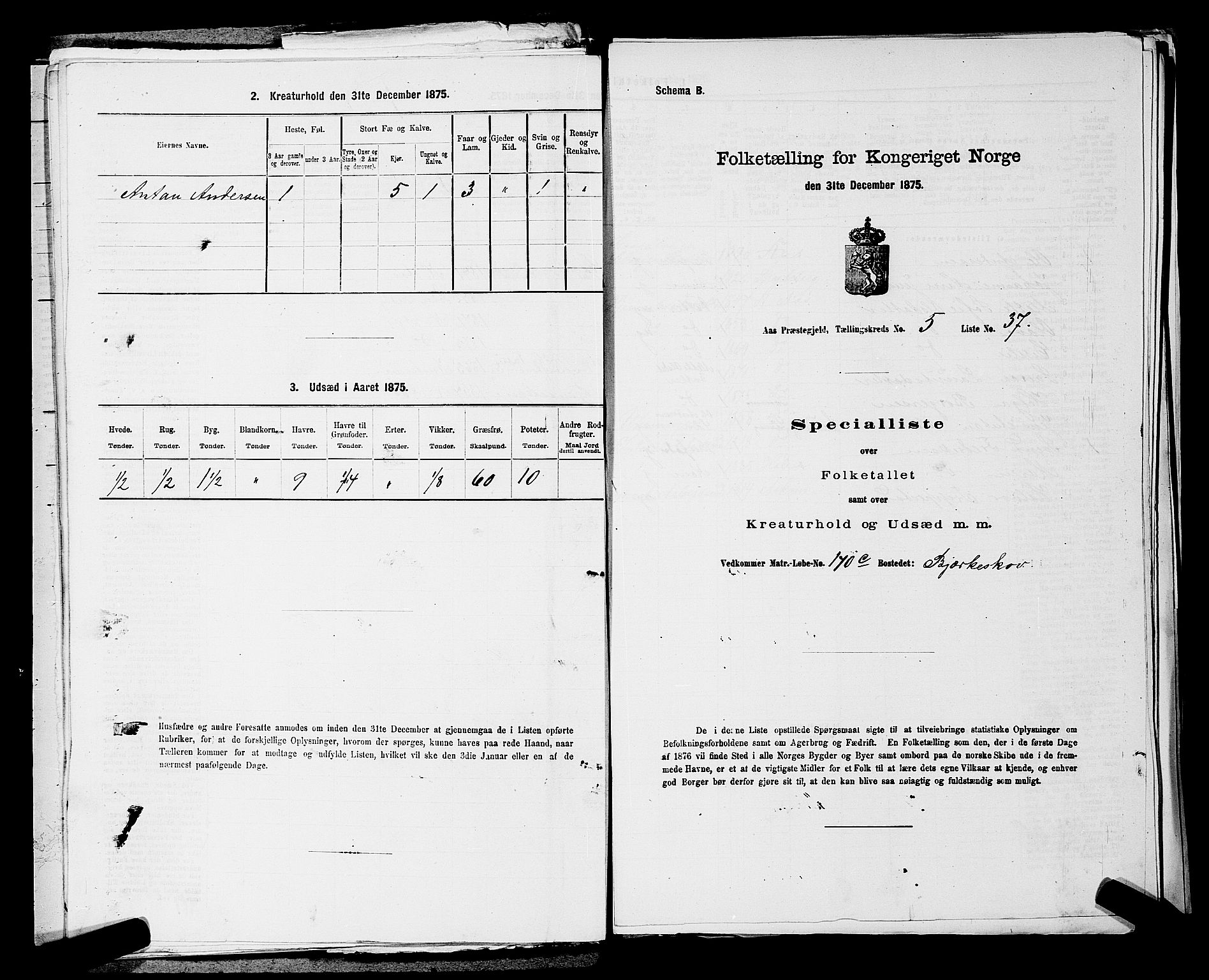 RA, 1875 census for 0214P Ås, 1875, p. 640